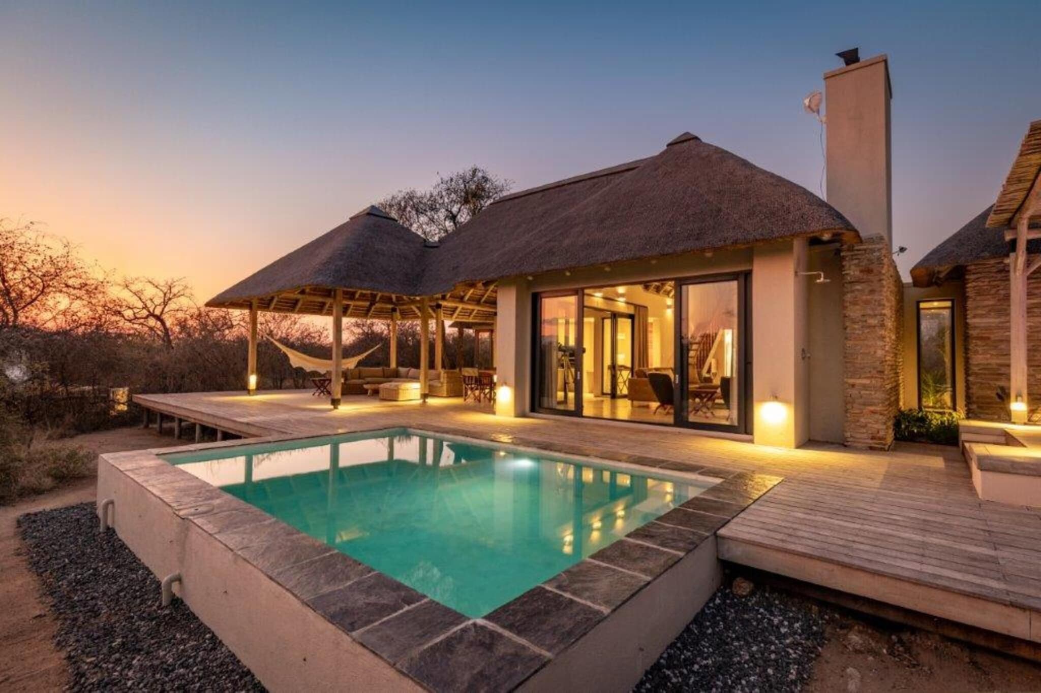 Villa in Hoedspruit with a Jacuzzi