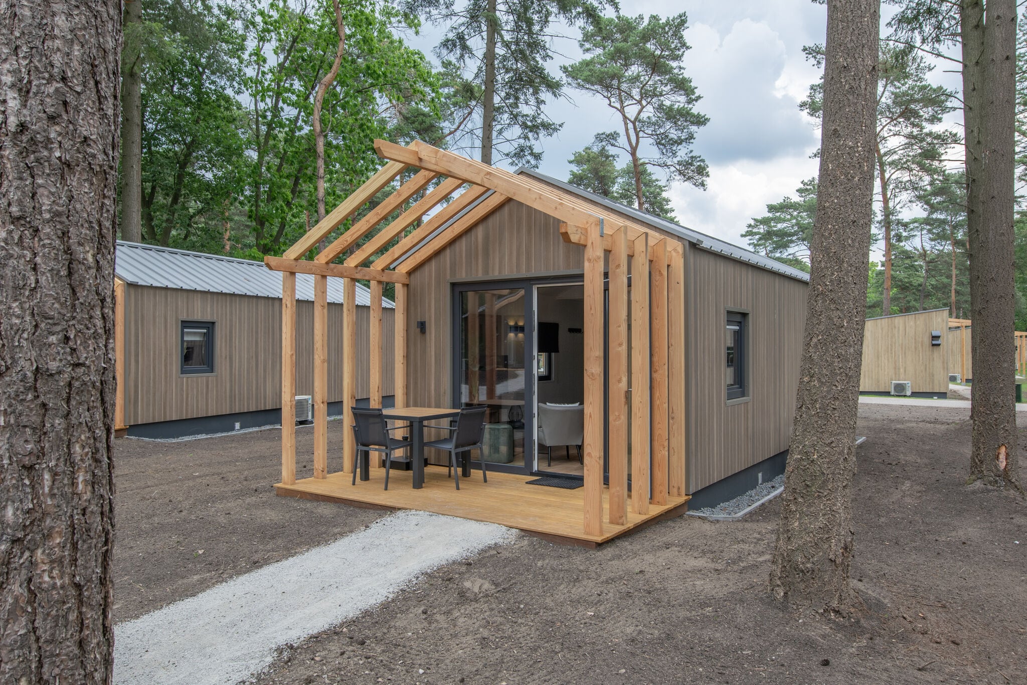 Leuk tiny house met airco, op een vakantiepark, 12 km. van Eindhoven