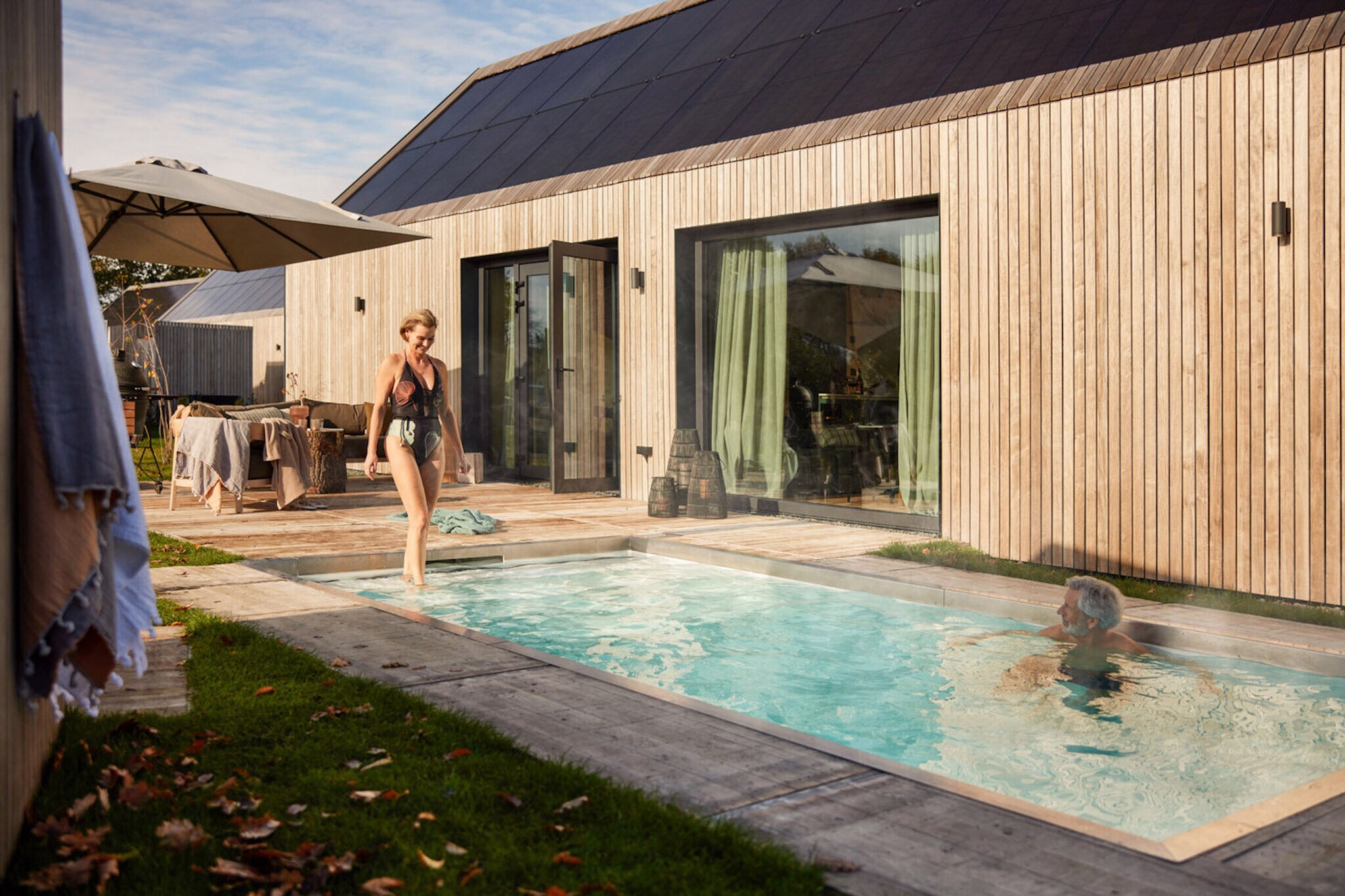 Maison de vacances avec piscine privée et sauna