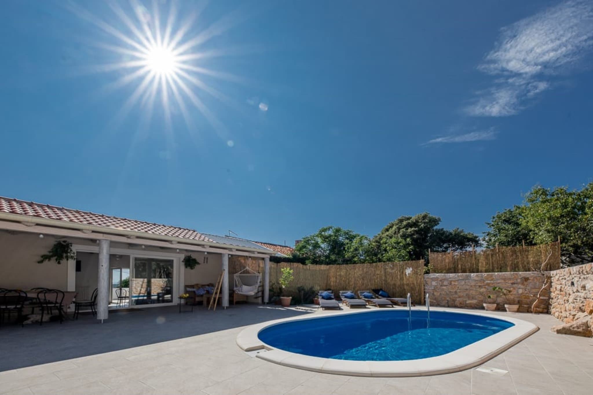 Villa Fjaka Rab - Three Bedroom Villa with Swimming Pool-Pool