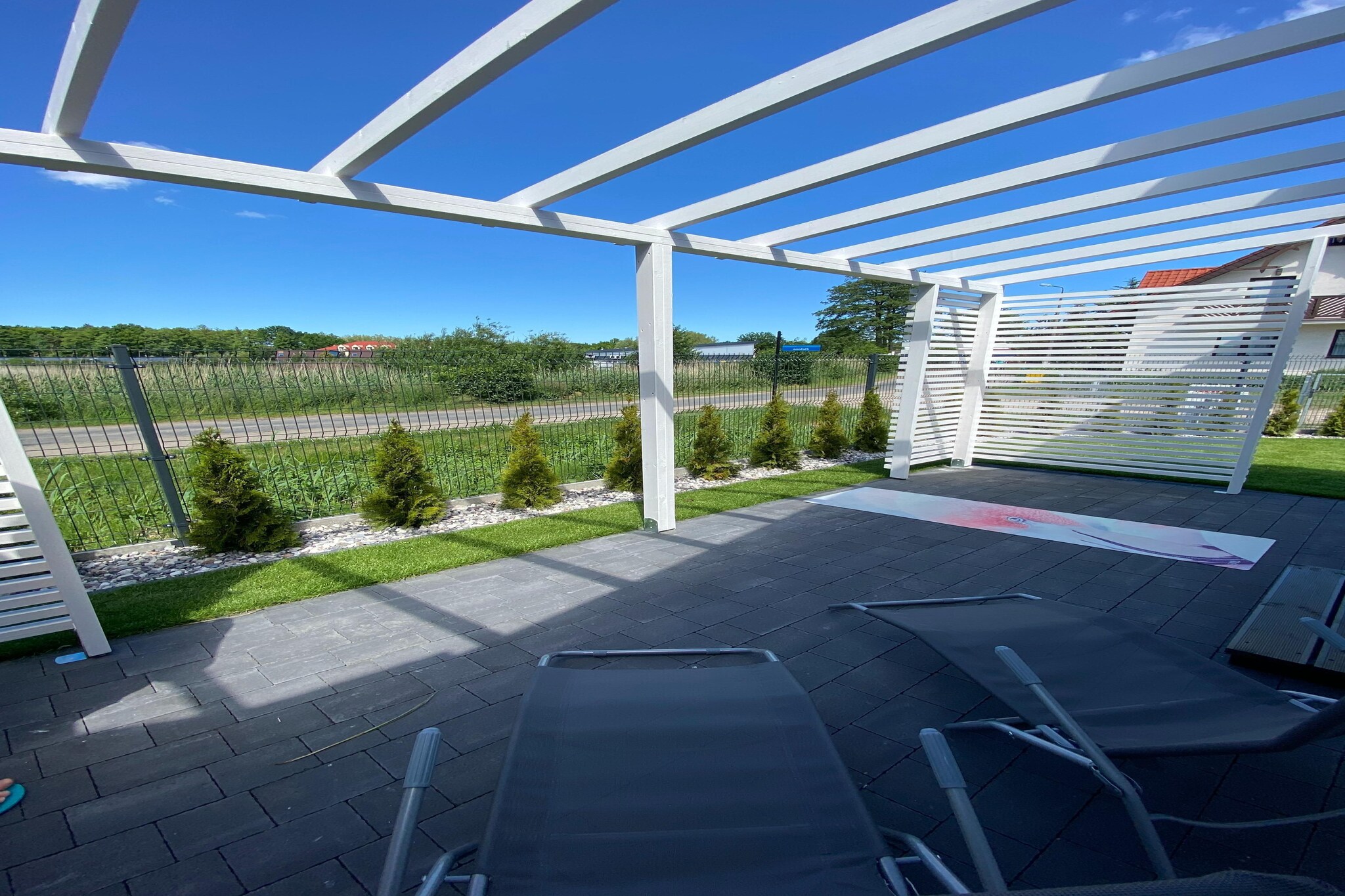 Domki sobota / sobota Dąbki-Terrace balcony