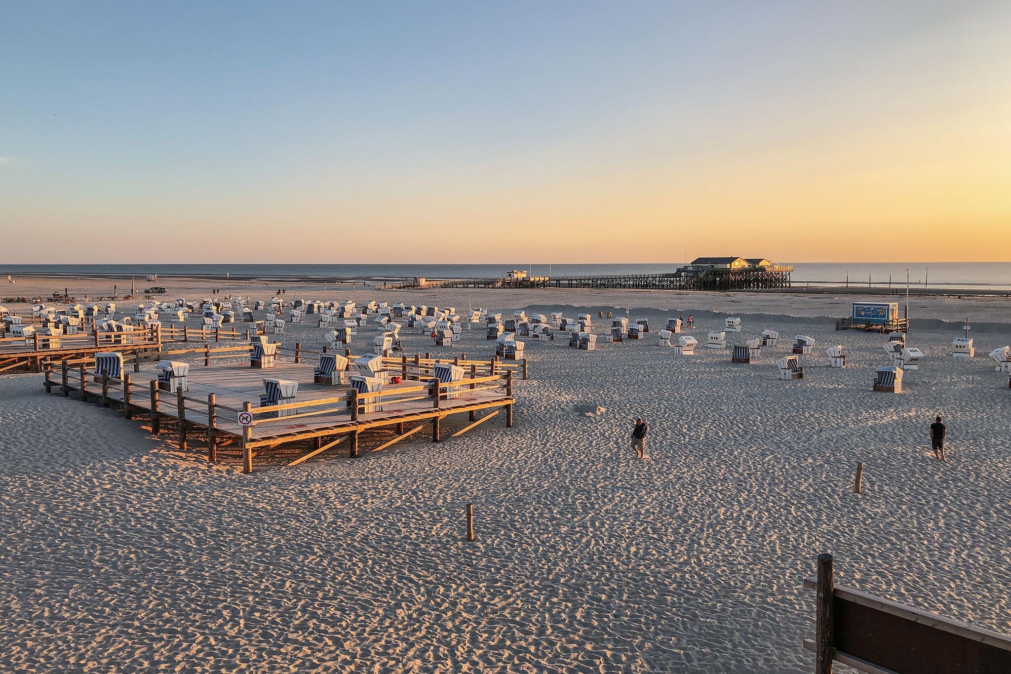 Beachbreak-Gebieden zomer 5km