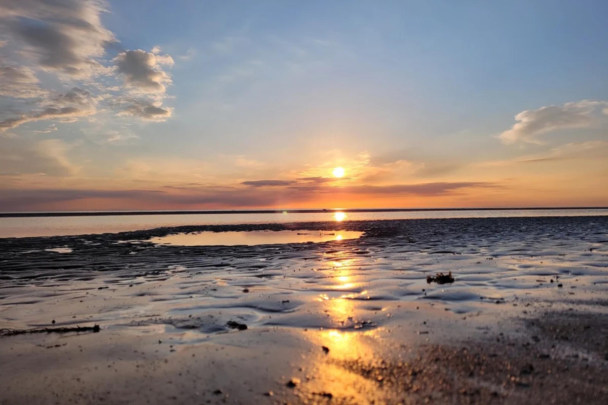 Beachbreak-Gebieden zomer 5km
