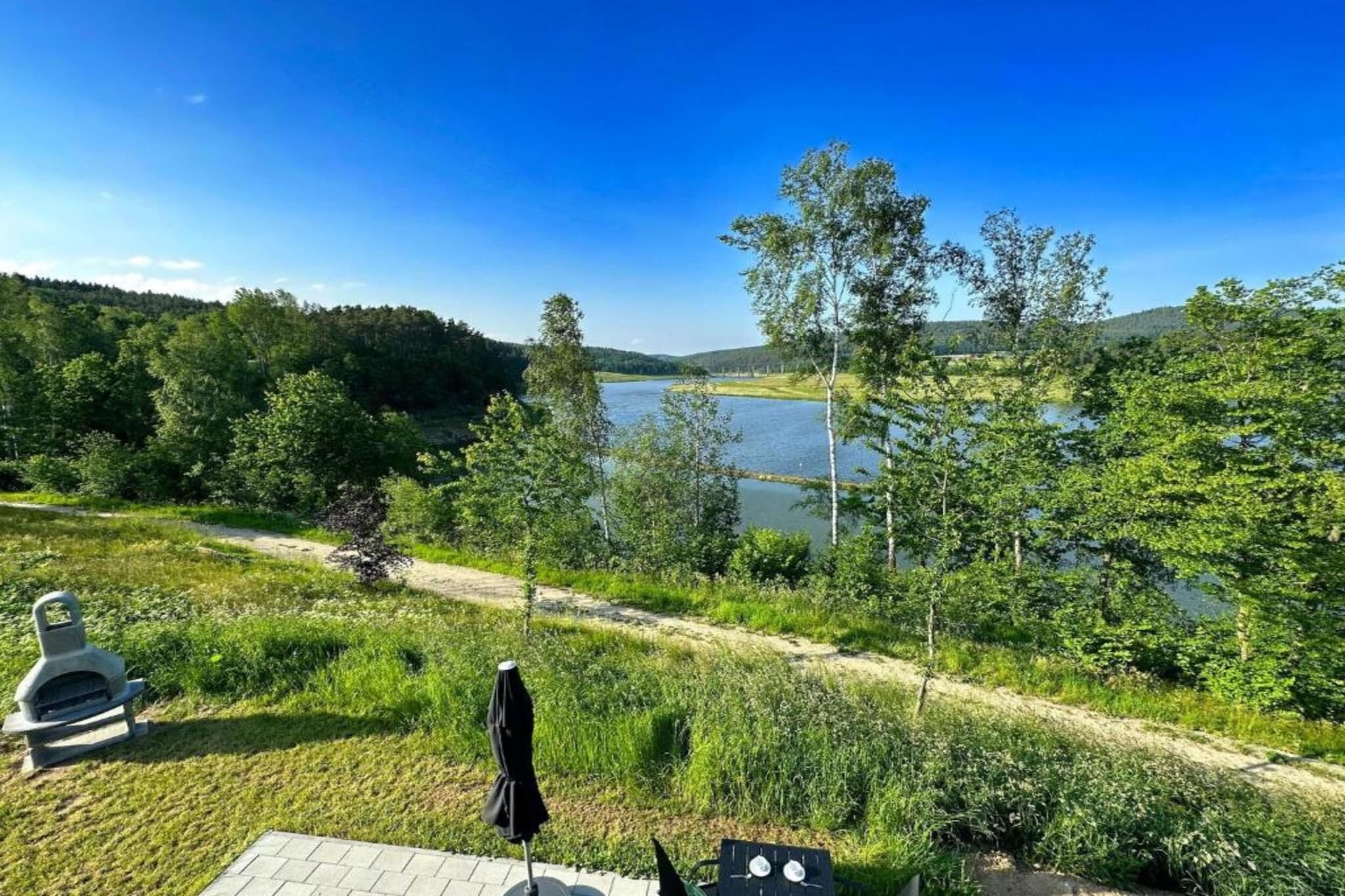 FERIENDORF SEEBLICK - Tiny Chalet am Eixendorfer See-Gebieden zomer 20km