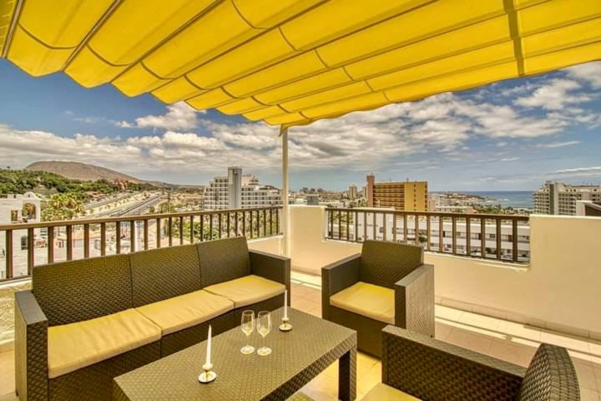 Luxury Penthouse Garajonay-Balcon-terrasse