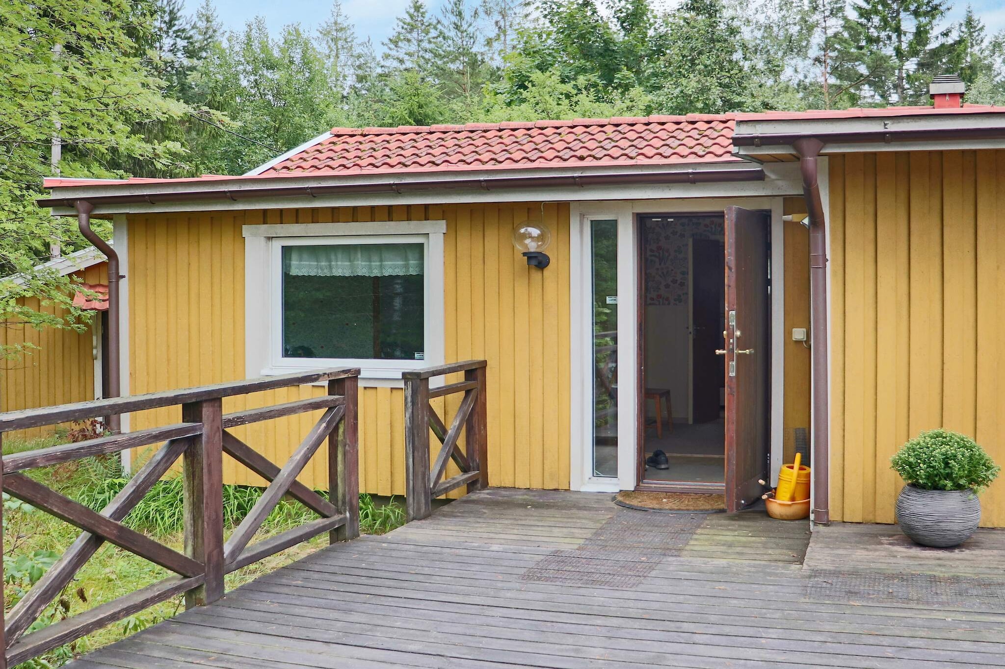 4 Personen Ferienhaus in Fjärås-By Traum - Im Freien