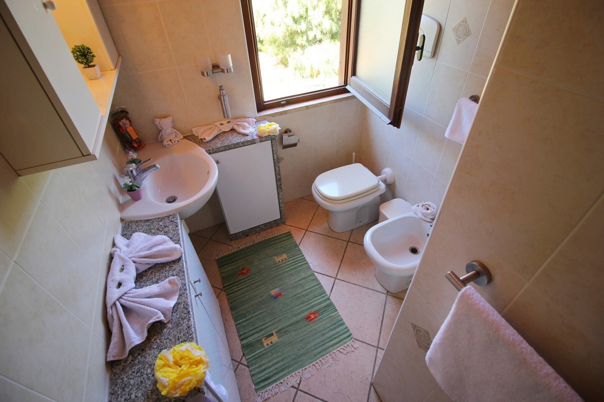 Holiday residence Costa Rei - Wohnung trilo Villetta Alba-Badkamer
