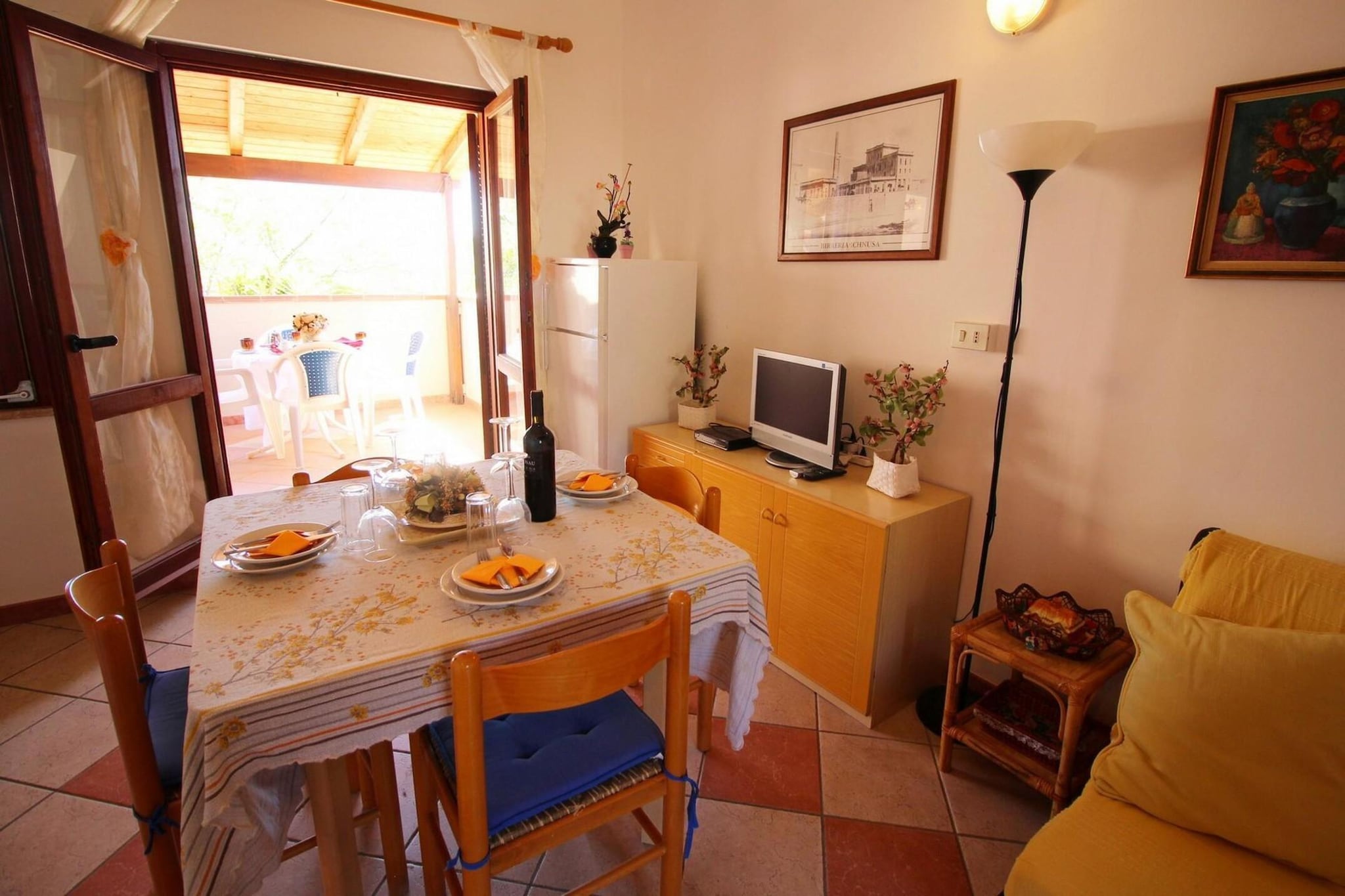 Holiday residence Costa Rei - Wohnung trilo Villetta Alba-Eetkamer