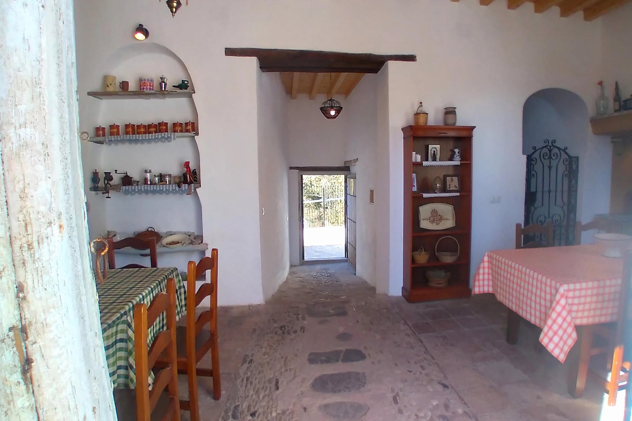 Traditional Cortijo totally refurbished and updated with a maximum capacity for 16 people located in the Montes de Málaga, so the magnificent views are assured. The central space on the ground floor is a living-dining room with capacity for 20-25 people that connects to the main kitchen through the large fireplace in the traditional kitchen with Moorish oven for bread and roasts, wood cooker and fire area for cauldrons. On the main floor there is a bedroom with a double bed, another bedroom with 4 bunk beds (sleeps 8) and the Arc room on the ground floor with 3 bunk beds (sleeps 6). Upstairs there are two shared bathrooms, each with two sinks, two showers and a separate toilet and downstairs there is a full bathroom with toilet, sink and shower. There is another kitchen upstairs for coffee or snacks only (not for cooking), connected to the yoga and relaxation room. This room is 80 m2, with terrace and balcony. The owner lives on the farm with her pet, independently and away from the house. 
In addition, services such as paella kit, yoga sessions, excursions, etc... are offered (additional cost, please consult on arrival).
A utilities & service fee of EUR 125,00 will be required closer to your checkin date. You will receive a separate communication with the payment link. The utilities & service fee ensures a smooth stay and covers any additional services such as cleaning, service charges, consumption, damages or any additional charges incurred during the stay.