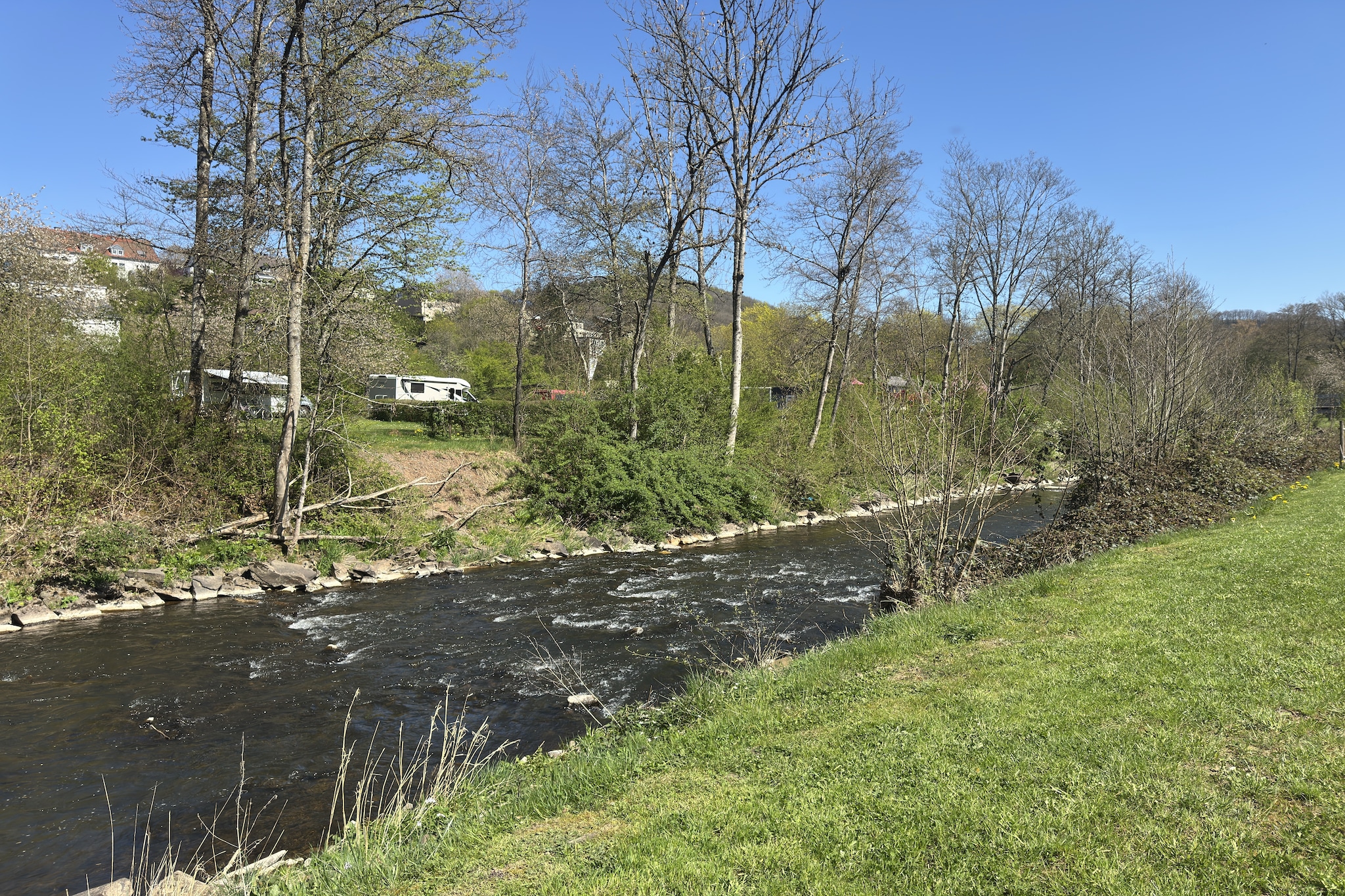 Bungalow Luxus Typ Z Campingpark Eifel - Uitzicht zomer