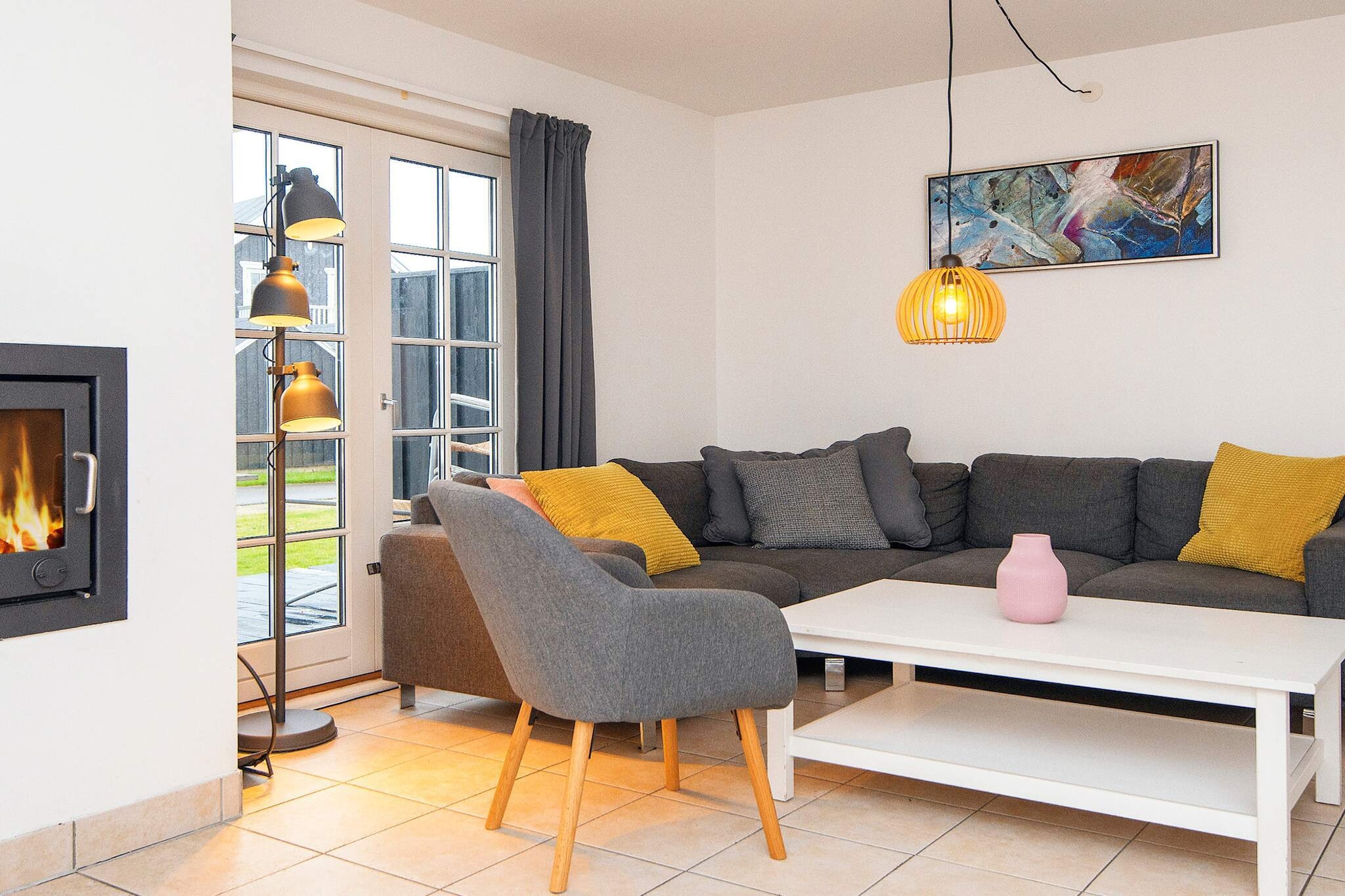 Modern vakantiehuis met sauna - Binnen