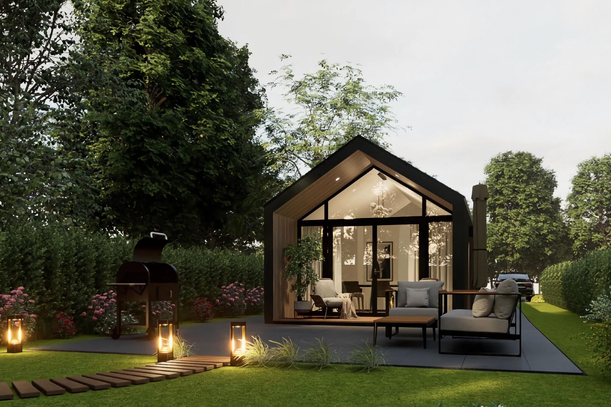 Comfortable holiday home with a garden