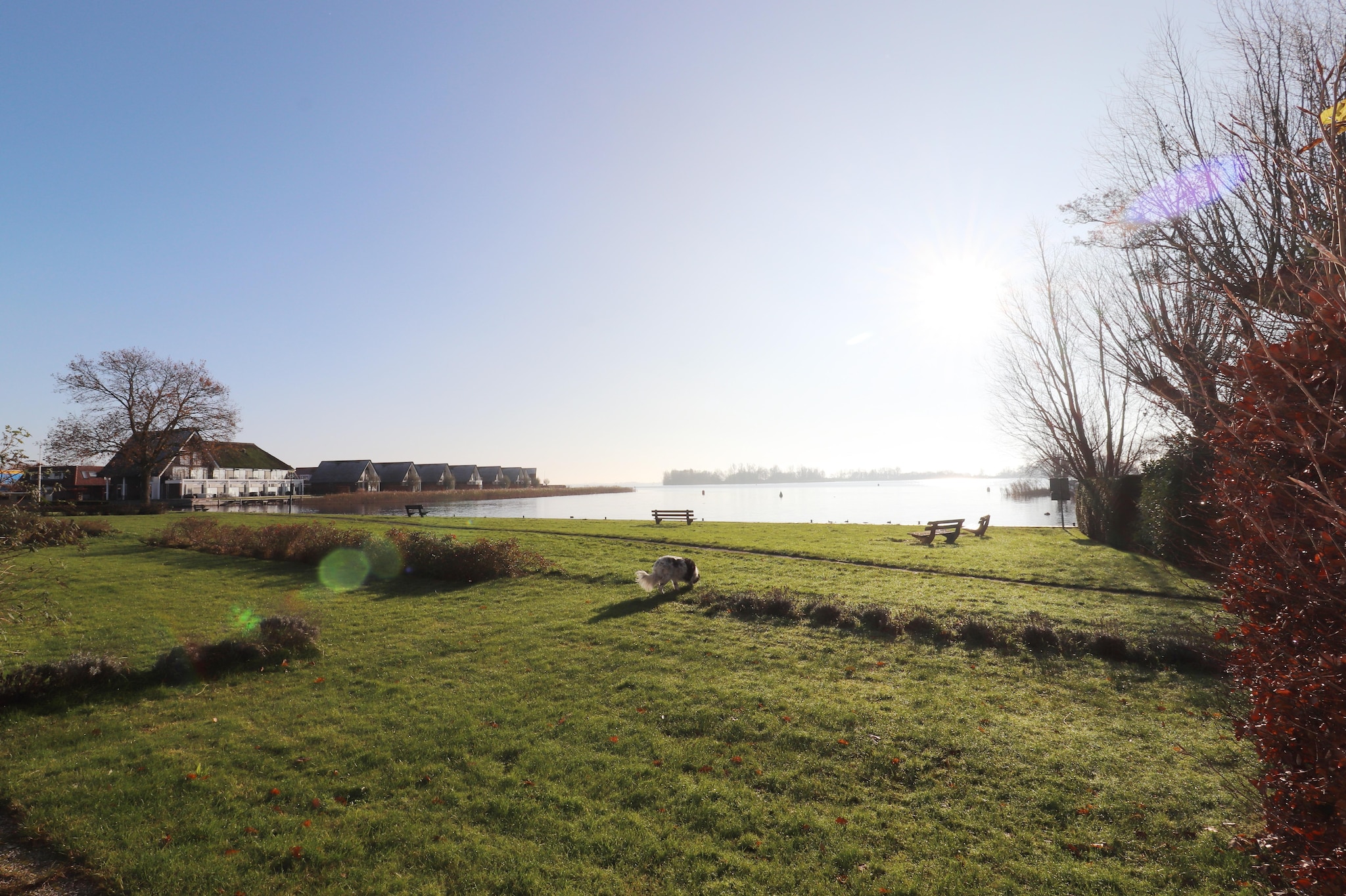 Appartement aan het meer in Heeg-Tuinen zomer