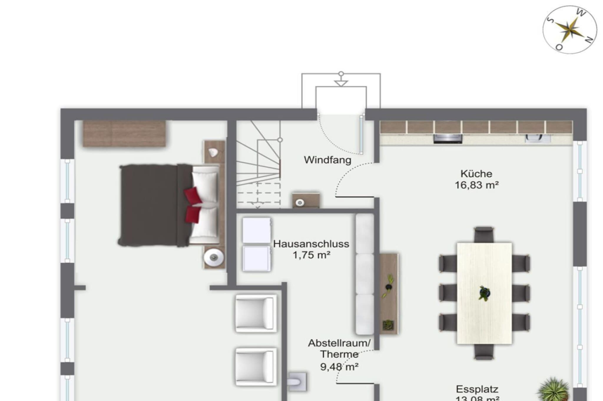 Kleine Freiheit ganzes Haus 15 P-Plattegrond