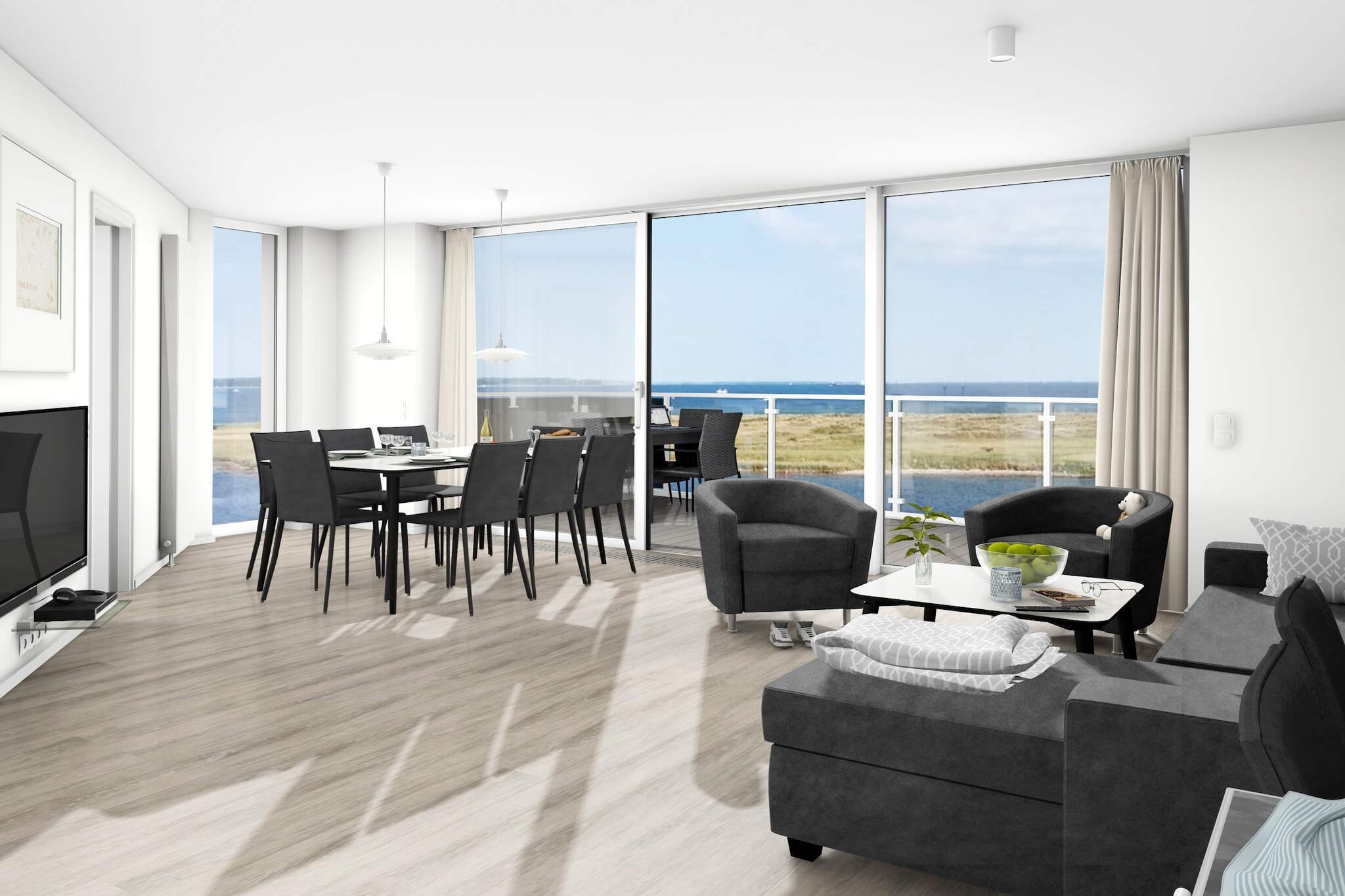 Villa aan het water direct aan de Oostzee - Binnen