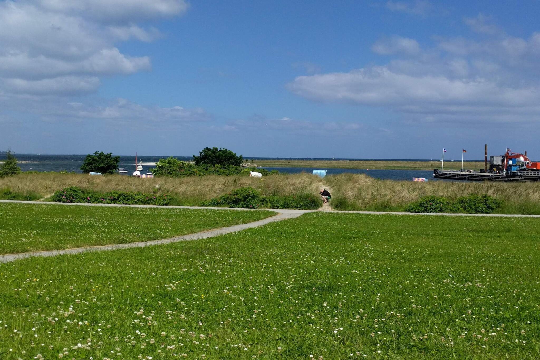 Moderne Wasservilla am Yachthafen - View