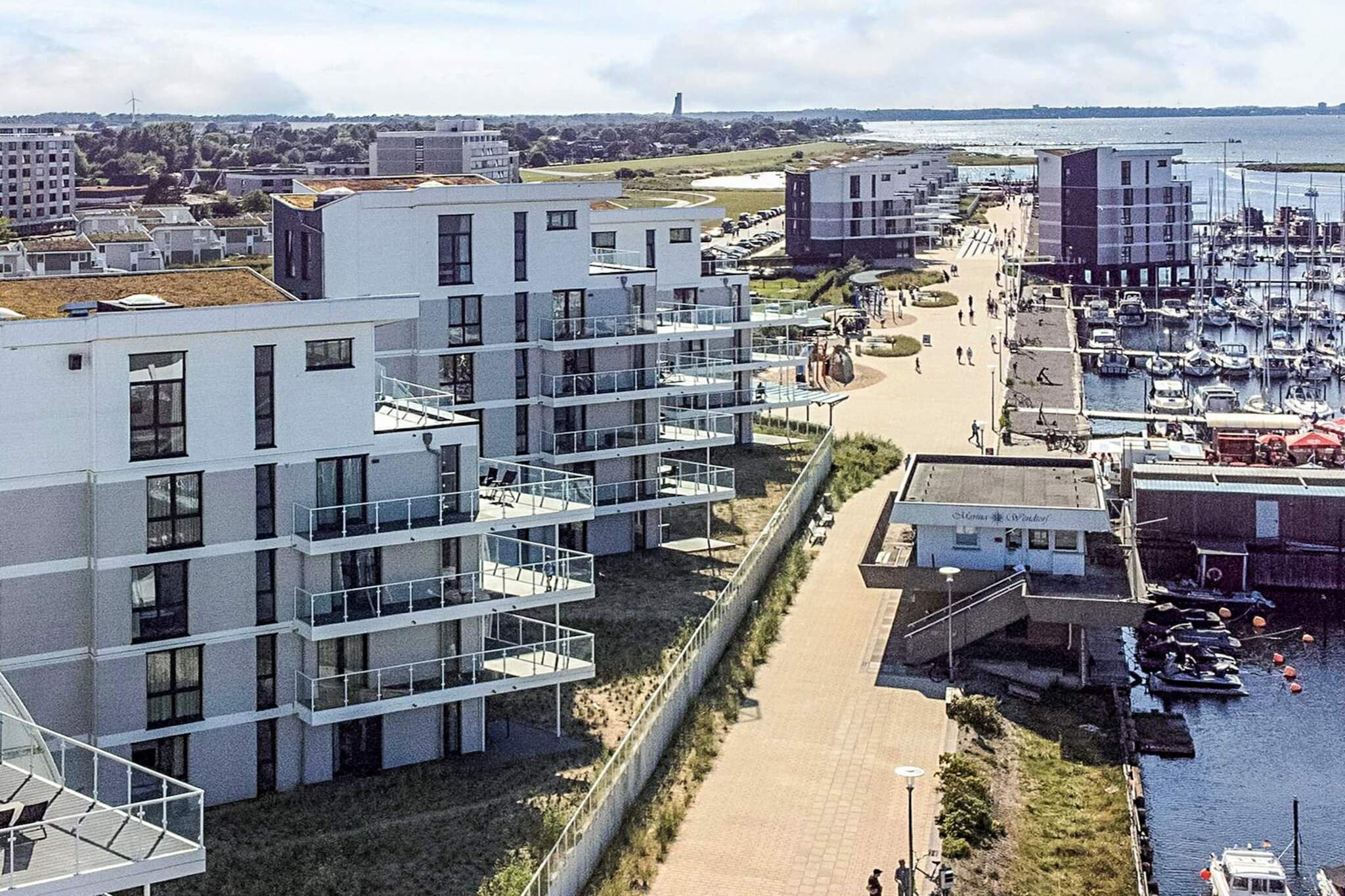 Wasservilla mit Ostsee-Panorama - Outdoor