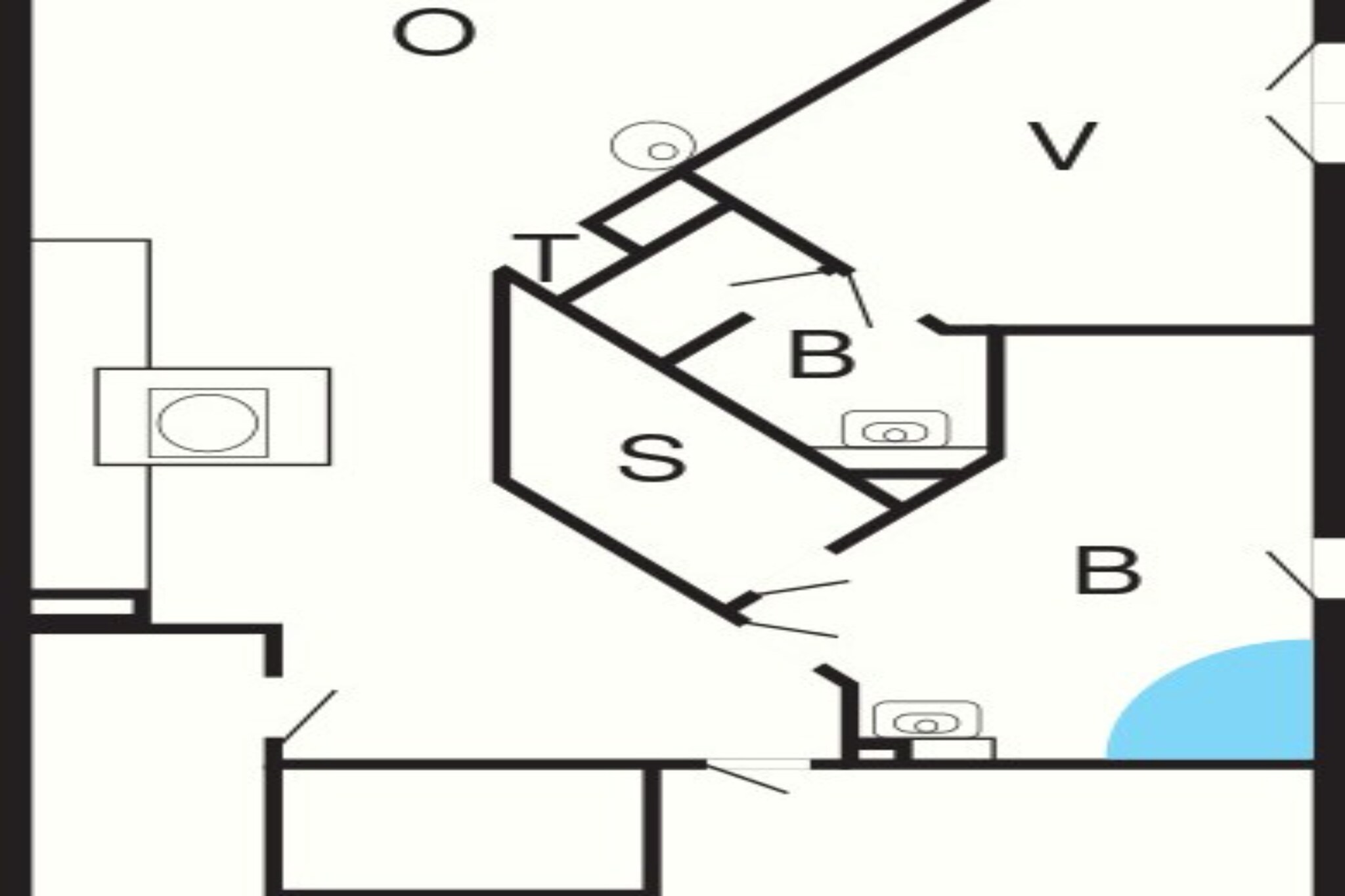 Wasservilla mit Ostsee-Panorama - Floor plan