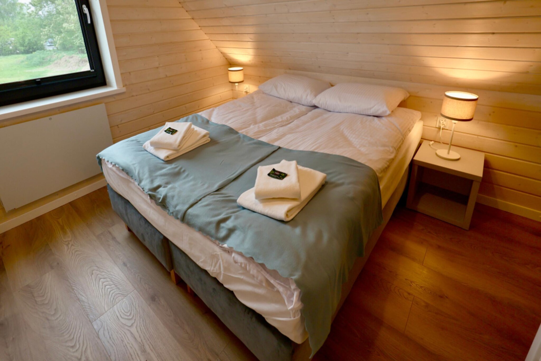 Połowa domu wakacyjnego przy plaży w Stepnicy-Schlafzimmer
