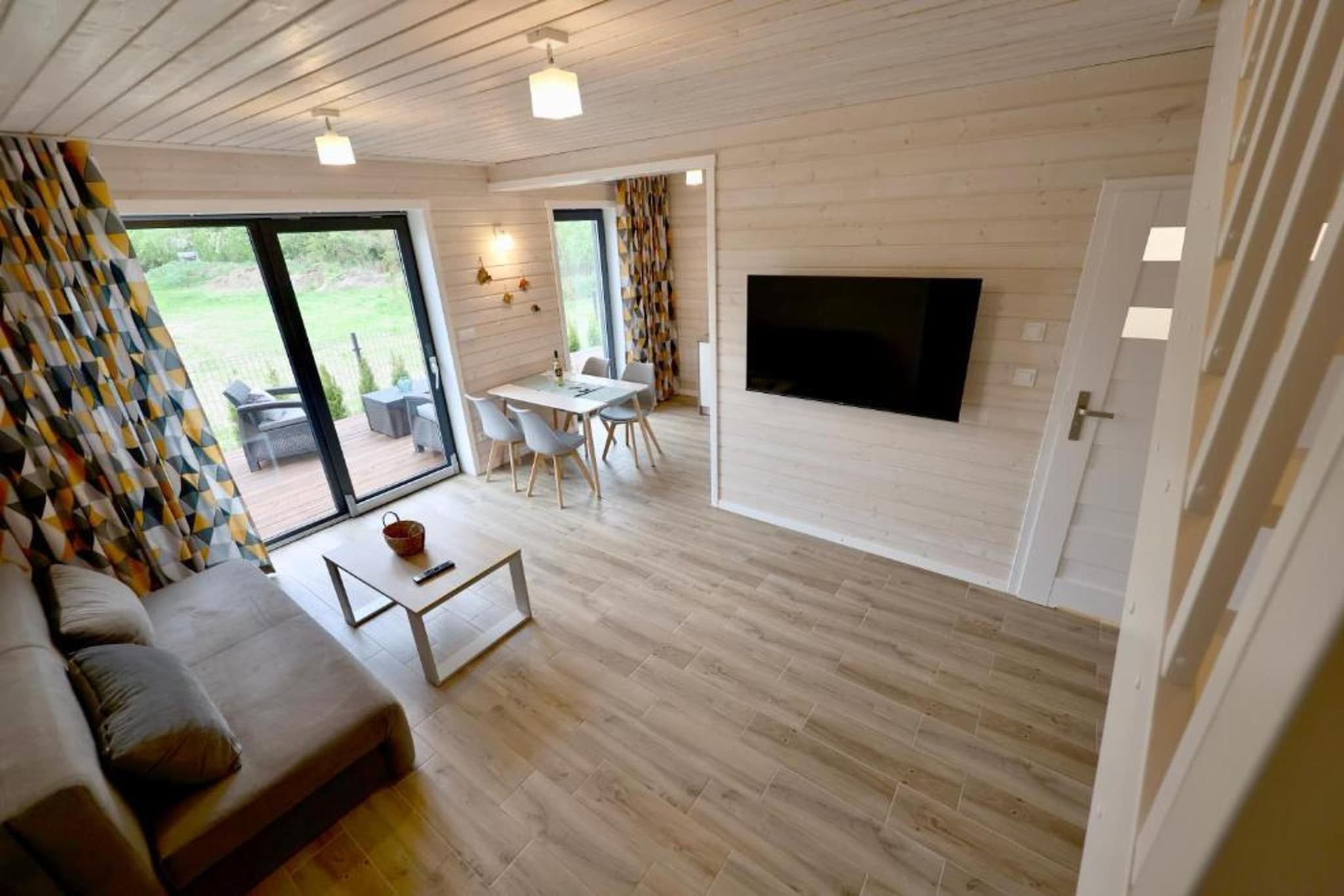 Połowa domu wakacyjnego przy plaży w Stepnicy-Wohnzimmer