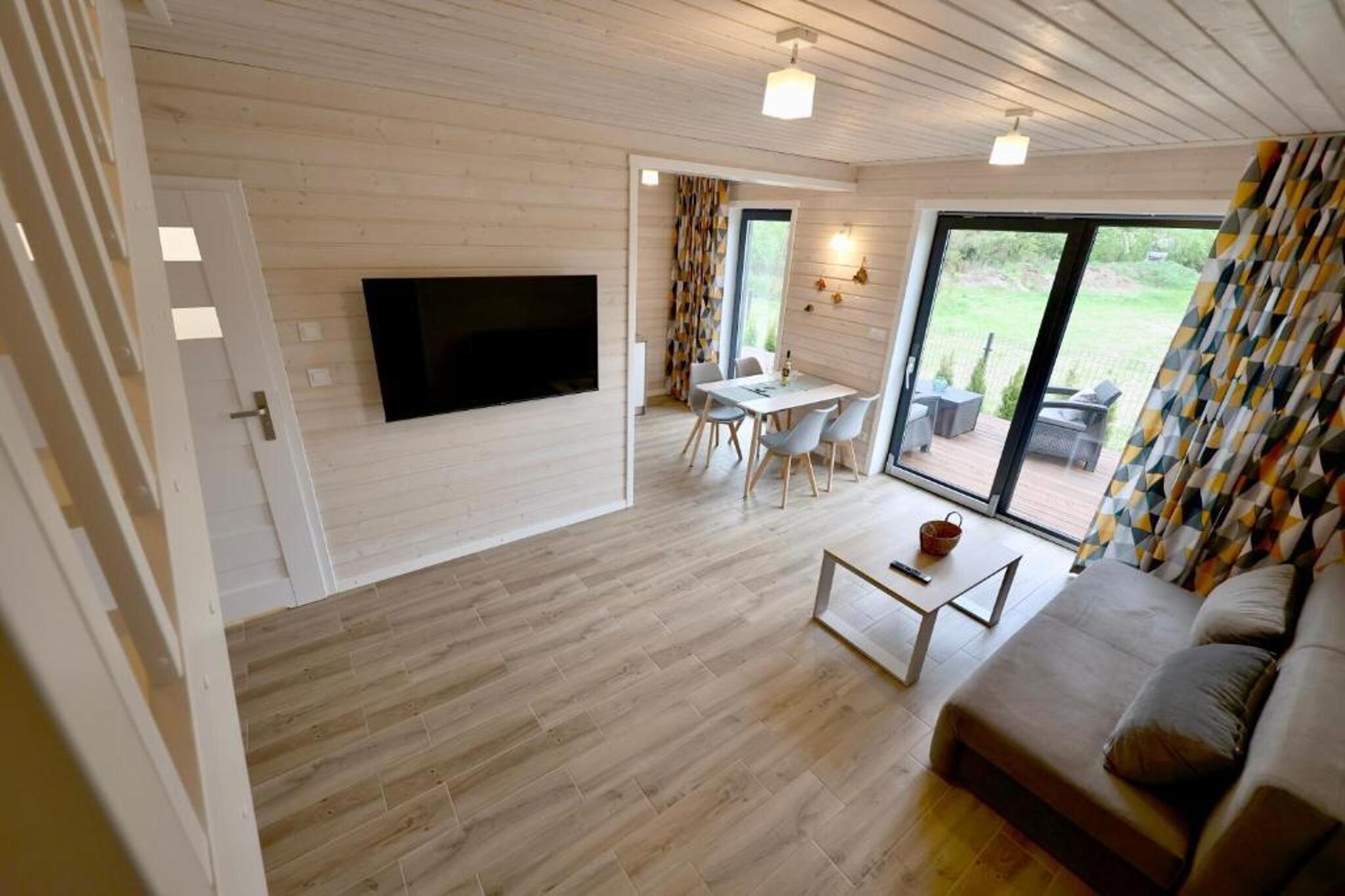 Połowa domu wakacyjnego przy plaży w Stepnicy-Wohnzimmer