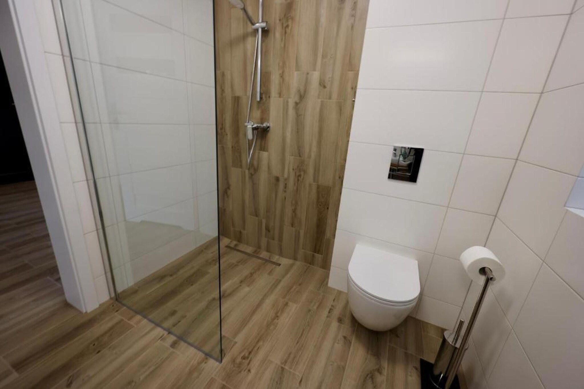 Połowa domu wakacyjnego przy plaży w Stepnicy-Badezimmer