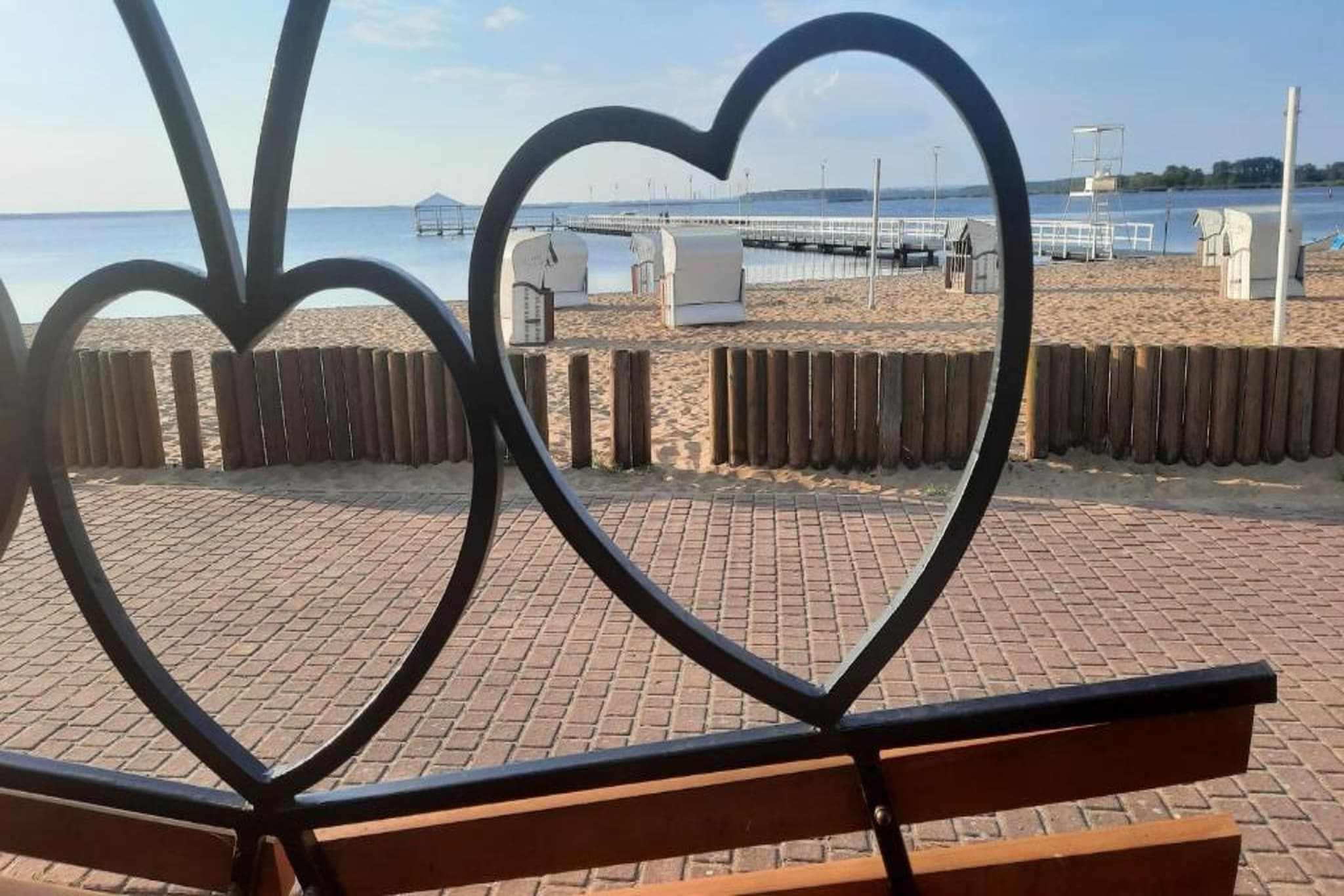 Połowa domu wakacyjnego przy plaży w Stepnicy-Aussicht Sommer