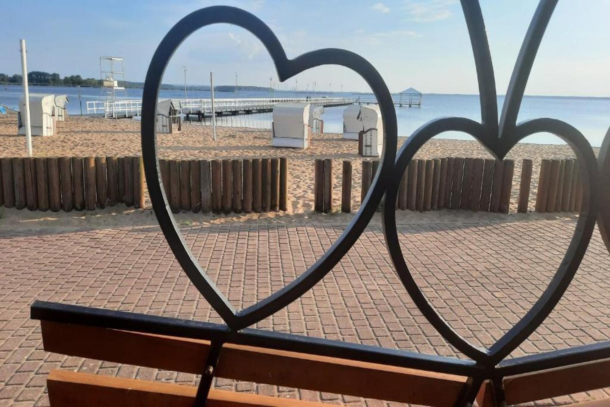 Połowa domu wakacyjnego przy plaży w Stepnicy-Aussicht Sommer