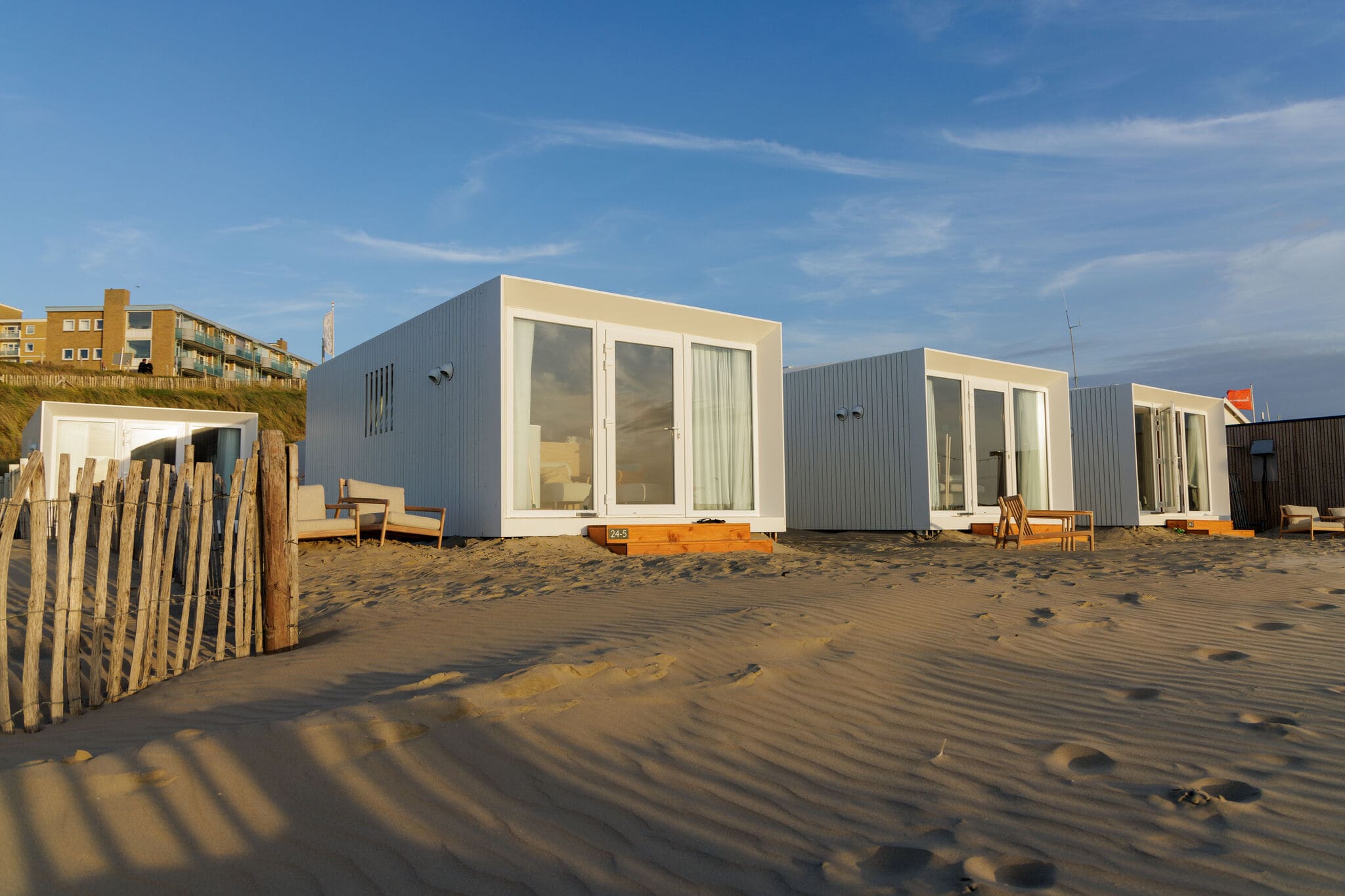 Unique beach house on the beach of Zandvoort
