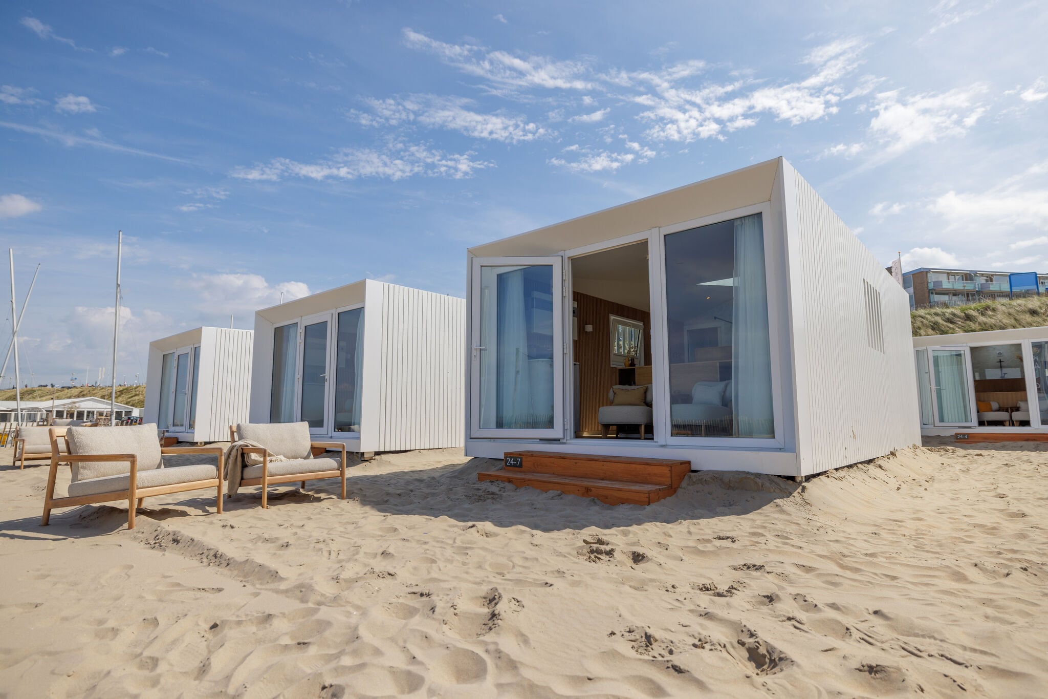 Uniek beach house op het strand van Zandvoort