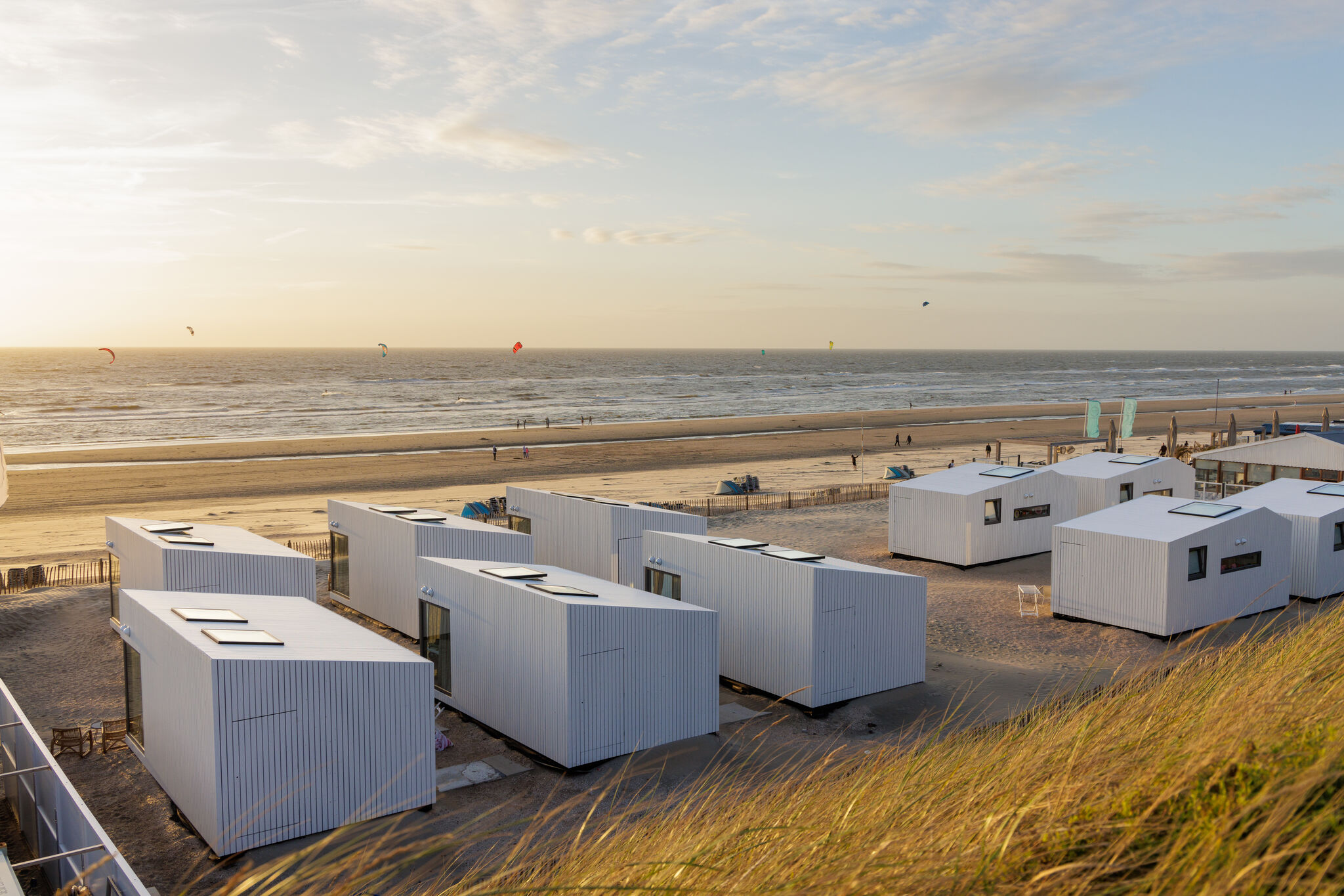 Unique beach house on the beach of Zandvoort