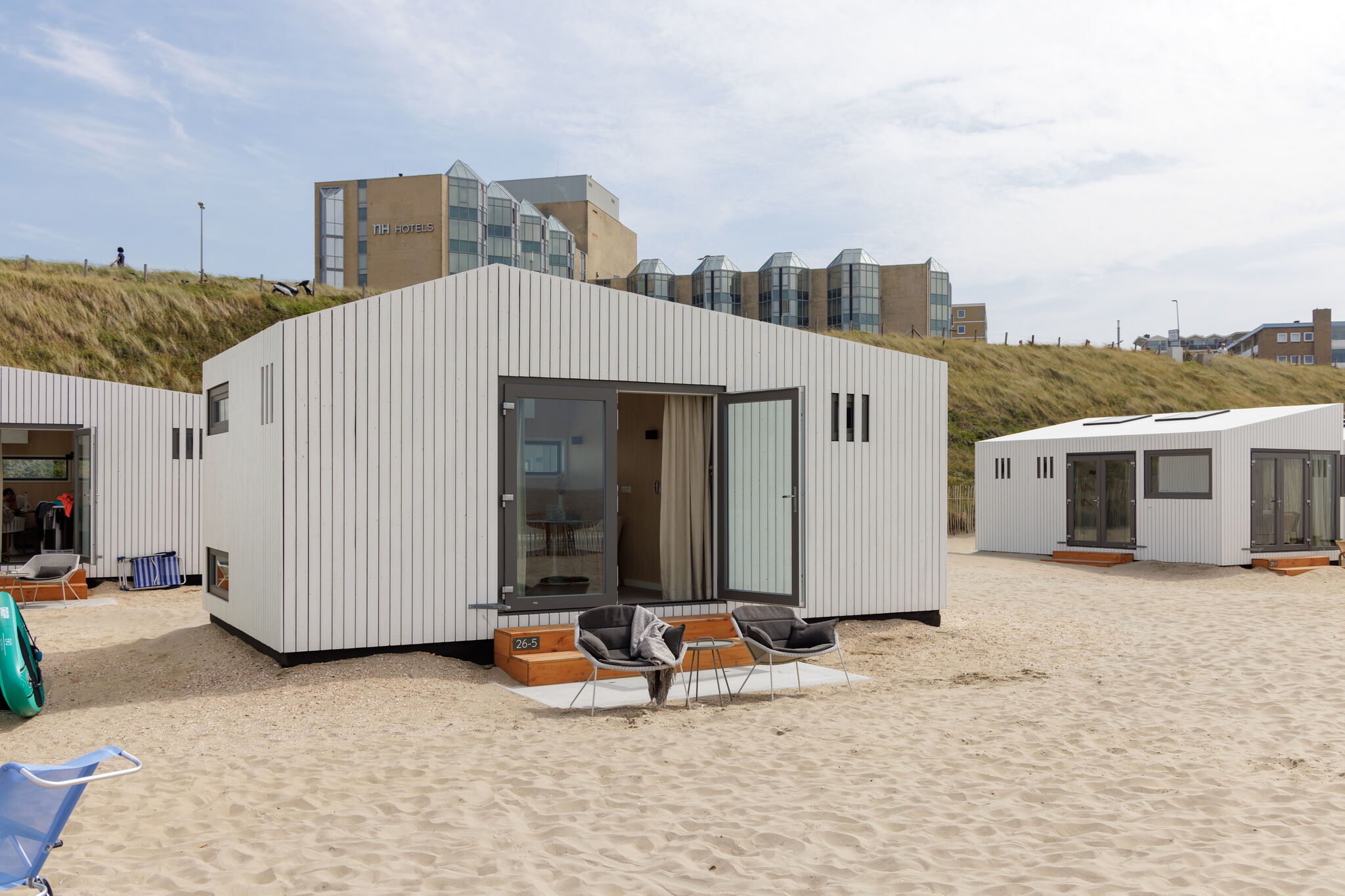 Maison de plage unique sur la plage de Zandvoort