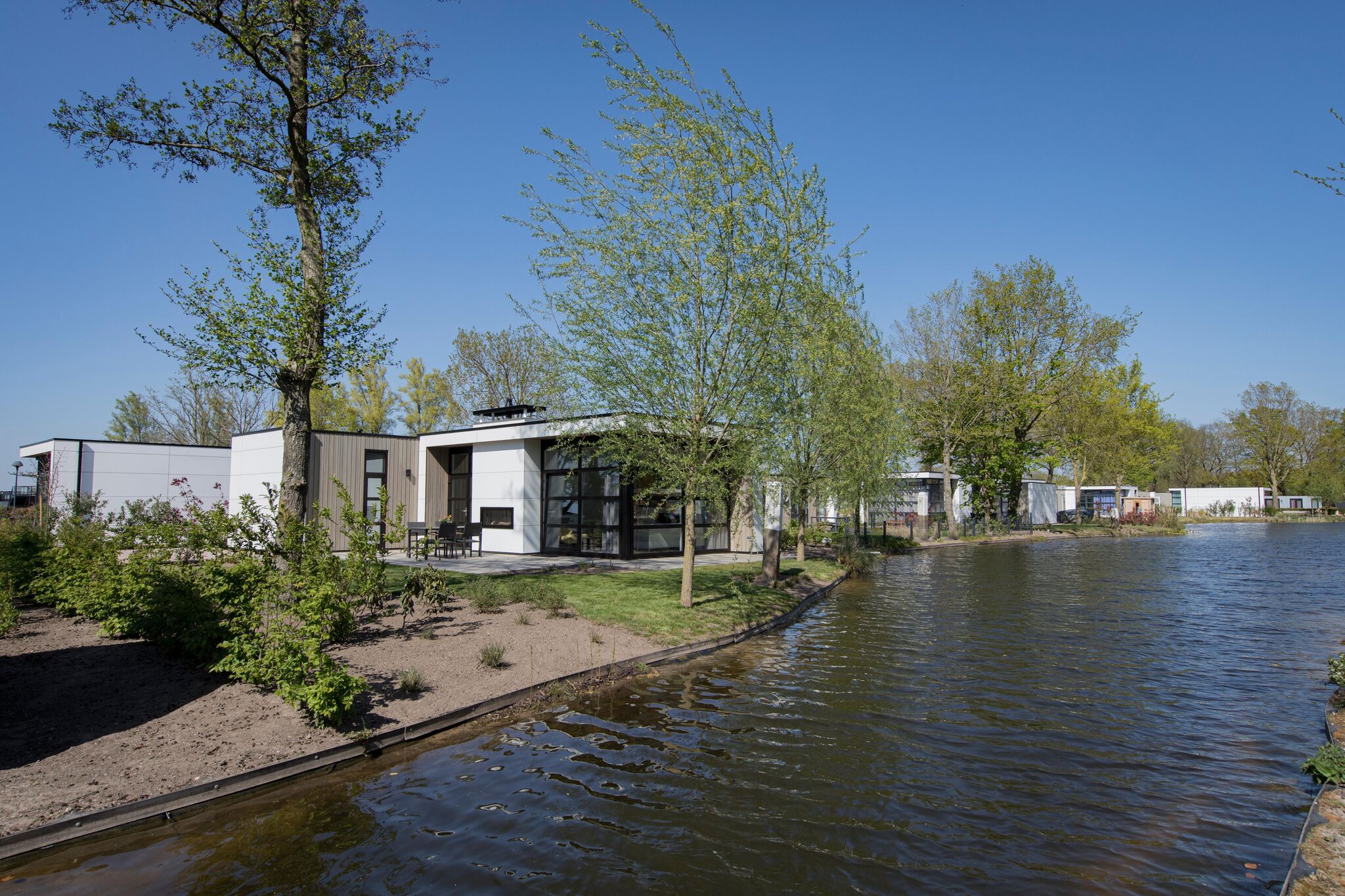 Modern chalet, op een park nabij het Veluwemeer