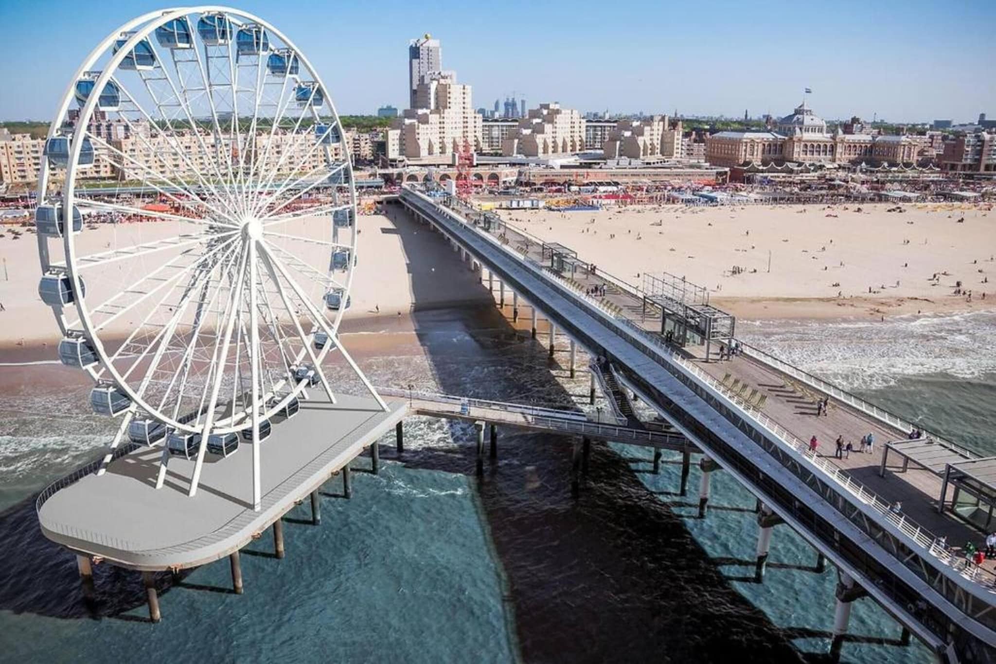 Scheveningen Harbour 56A-Gebieden zomer 20km