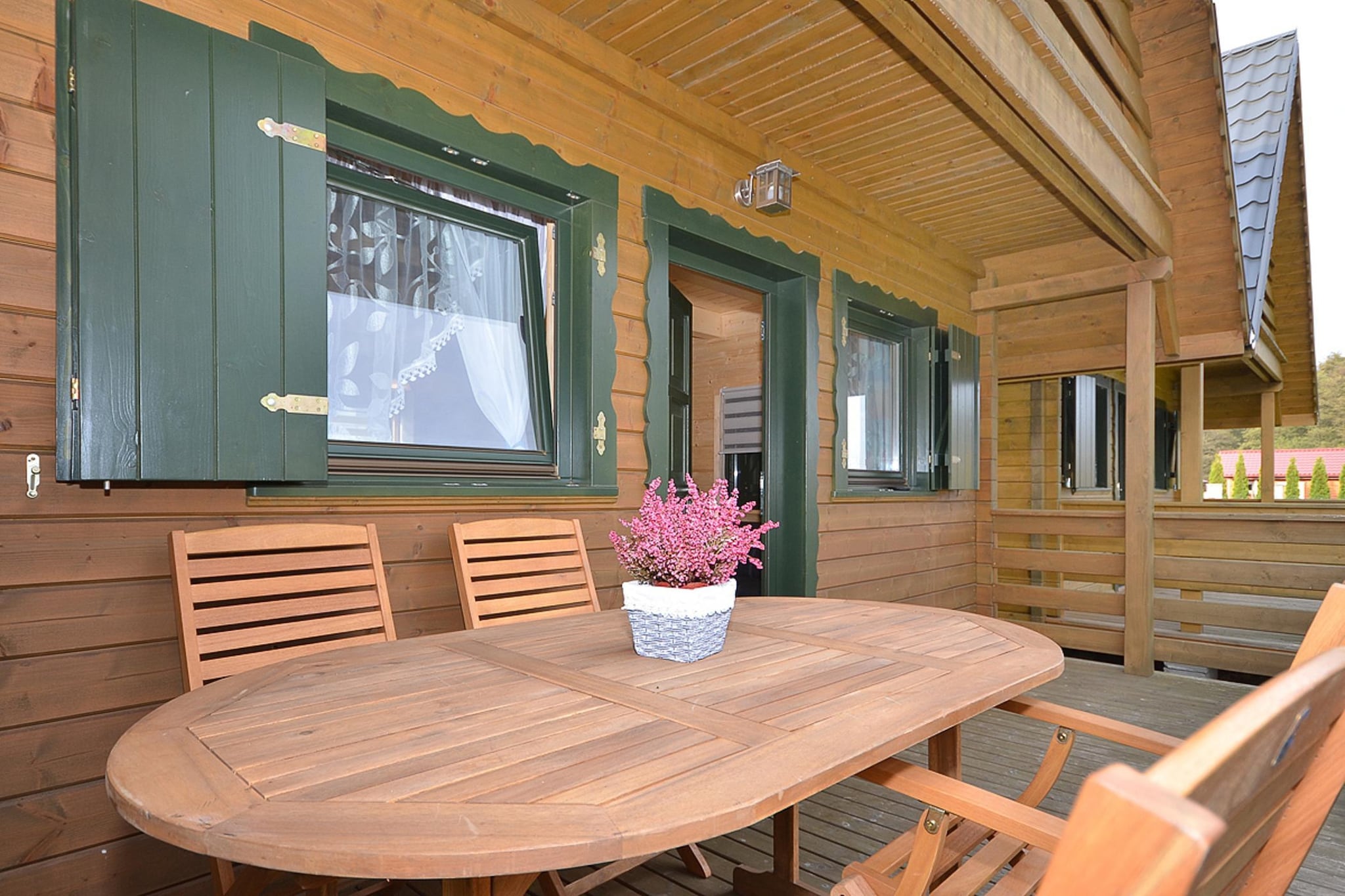 Domki wakacyjne Dąbki-Balcon-terrasse