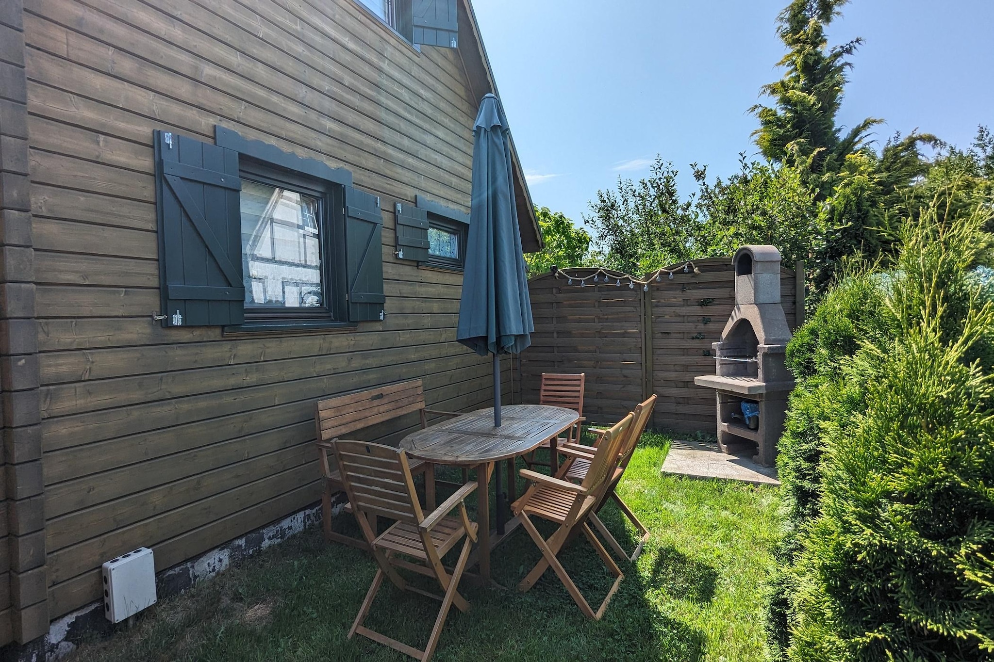 Domki wakacyjne Dąbki-Balcon-terrasse