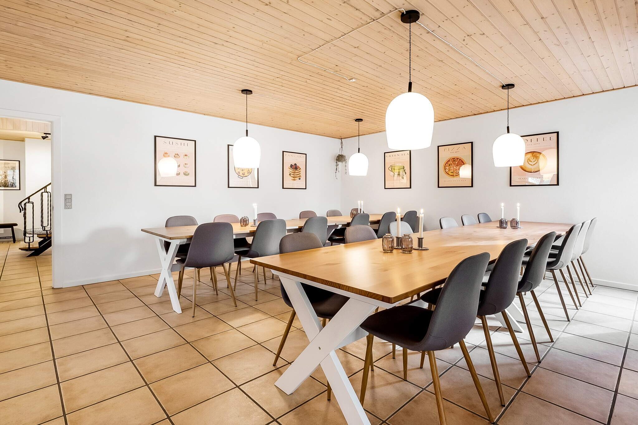 Vakantiehuis voor 22 gasten - Binnen