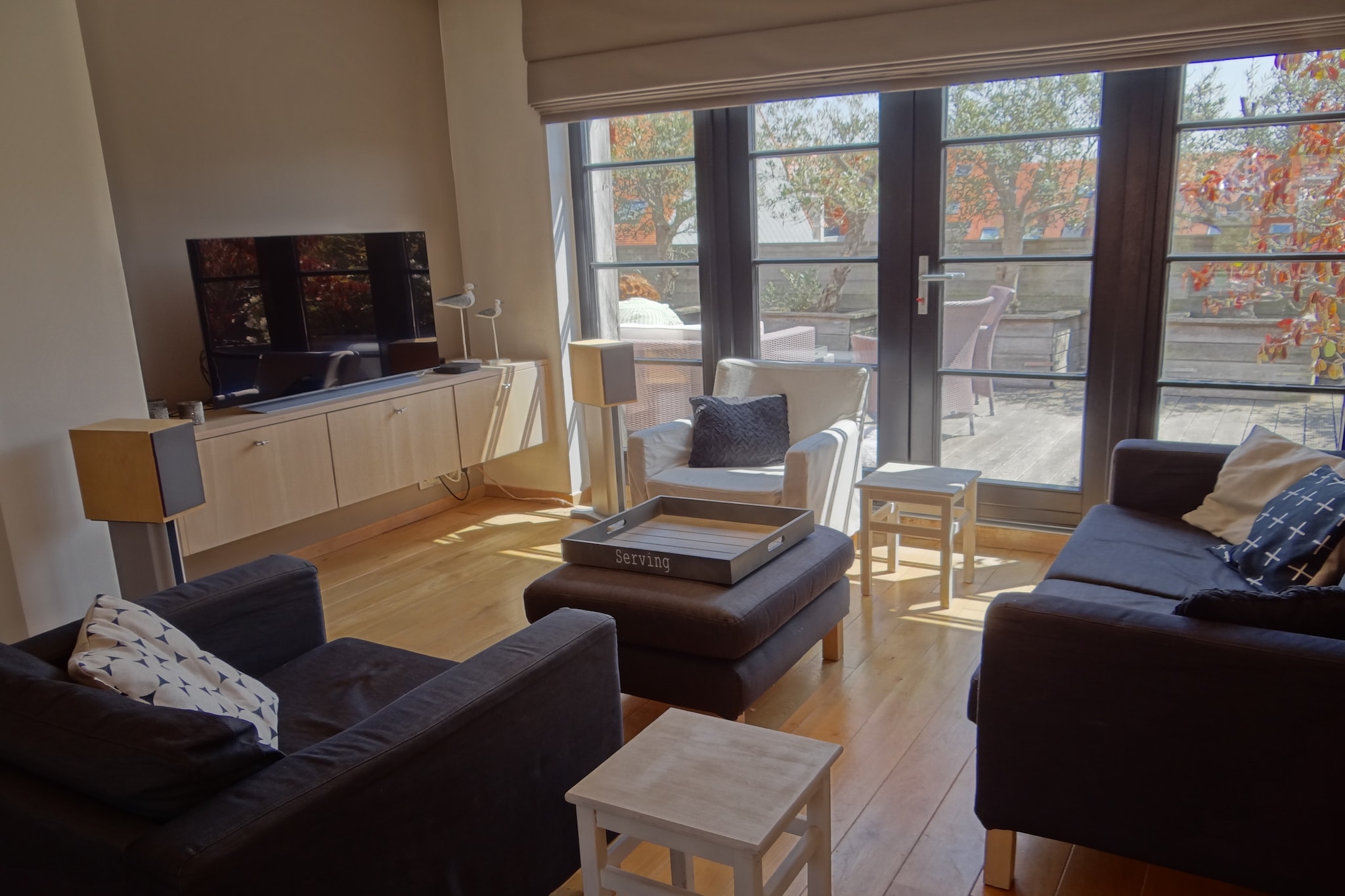 Bright Attic with Sea Breeze