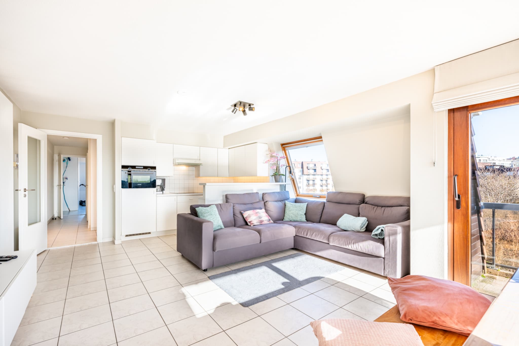 This modern second-floor apartment in Oostduinkerke is ideal for families or small groups, accommodating up to four guests. The master bedroom features a double box-spring bed with twin duvets, while the second bedroom has two bunk beds. The bright living area includes a TV, cozy seating, and a dining table, with a private balcony for fresh air. Pets are not allowed, and private parking is available.

Within walking distance of the beach, guests can explore the dunes, charming cafÃ©s, local markets, and seafood restaurants. Scenic cycling and walking trails, along with the lively town center with boutique shops and cultural attractions, are easily accessible.

The fully equipped kitchen includes a hob, oven, microwave, and extractor hood. The modern bathroom has a shower, washbasin, and toilet. With its stylish interior, convenient location, and thoughtful amenities, this apartment offers a perfect seaside retreat..

A security deposit of DEPOSIT_AMOUNT_PLACEHOLDER will be required closer to your check-in date. You will receive a separate communication with the payment link. The security deposit ensures a smooth stay and covers any additional services such as cleaning, service charges, consumption, damages or any additional charges incurred during stay. Any balance from the deposit will be refunded within 21 days after checkout.