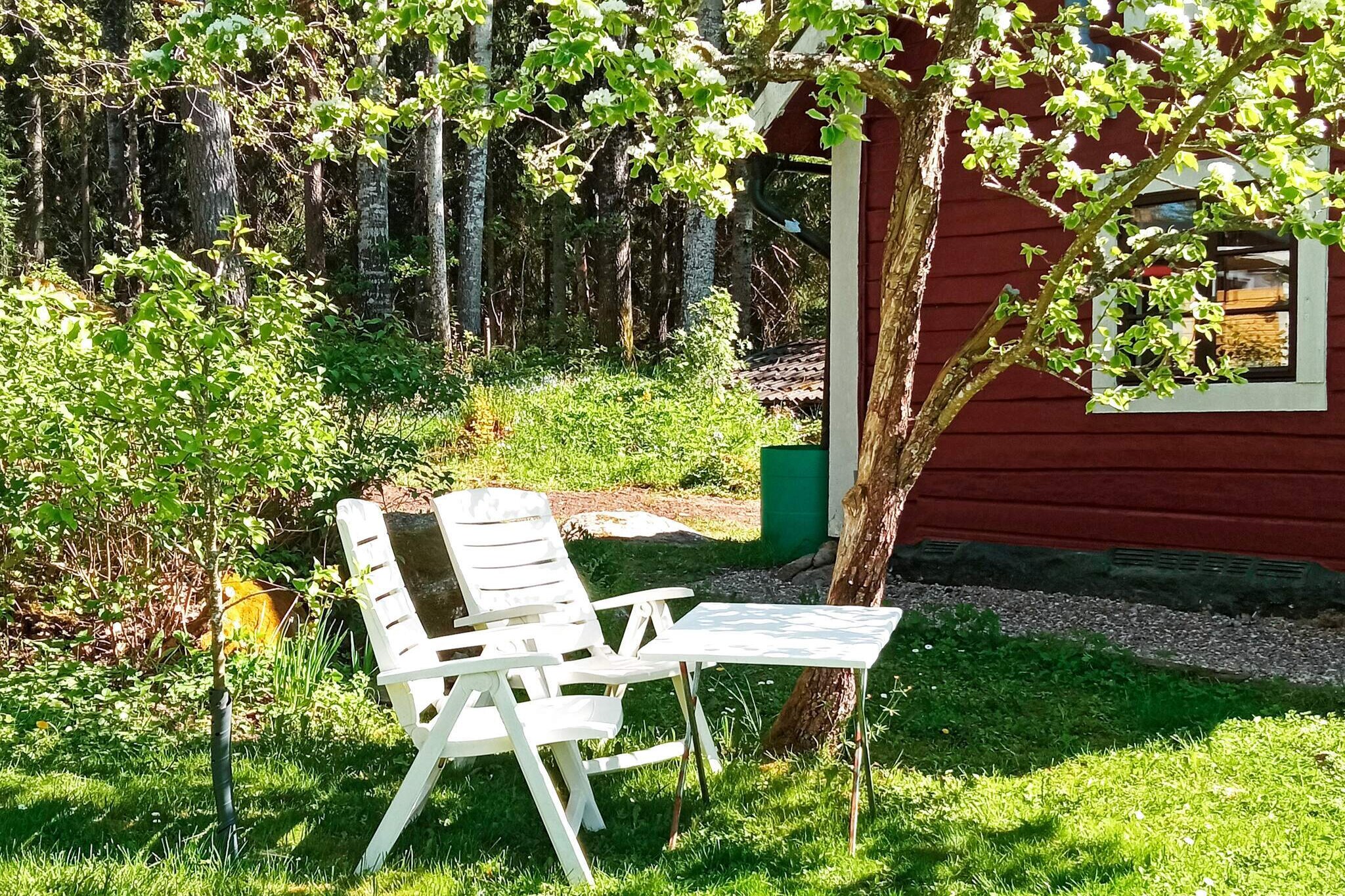 A cozy accommodation, a peaceful place for relaxation and recreation in beautiful natural life in the countryside, Nykil is outside LinkÃ¶ping and is a quiet area with fantastic surroundings. The cottage was built in 1856 and has a fantastic cozy factor with a pipe stove placed in the middle of the house. Nicely decorated according to the charm of the croft and a lovely garden near the forest and patios with garden furniture for those who want to enjoy beautiful summer days. 55 m2 with kitchen, living room, bedroom with double bed and a sofa bed 140 cm that can be made into a bed for two. The ceiling height is 180 cm, you enter a bright hall with a staircase that leads you up to the upper floor where the bedroom and bathroom are with incineration toilet and sink. Directly to the right on the ground floor is the living room with the nice pipe stove, seating area and a smaller dining area, TV placed next to the stove with the swedish channels 1,2 and 4. Outside the house there is a built-in shower with hot and cold water fully prepared this year and here too you have thought out with location and freshness. The nearest bathing place is Hultabadet, which is 5 kilometers from the farm JÃ¤rnlunden's largest bay. The lake is one of the municipality's largest and has clear and clean water. By the pool there is a large grassy area, a small sandy beach, jetty, volleyball net, changing room and toilet. JÃ¤rnlunden is a pleasant lake with many islands and both sandy beaches and rocks to swim at. For those who want to hike, there is the famous Ã–stgÃ¶taleden, which offers fantastic opportunities for varied nature and cultural experiences through Ã–stergÃ¶tland's beautiful landscape. You can follow the trail in deep forests and mountainous wilderness. In the vicinity of the croft, you can take part in the hiking trail and enjoy nature. Several flea markets are in the area and much else to visit. Mutebo-AspnÃ¤s Miniature railway and cafÃ©, miniature railway and cafÃ© open on weekends during the months of June â€“ August. There is something to do for everyone when you plan your excursion destinations both in the nearby area or if you go into the city of LinkÃ¶ping 30 km away. There you can visit the air force museum, Old LinkÃ¶ping in the city quarter Valla, good shopping in the city and good food. For the cultural, one likes to visit the cathedral and the castle at BorggÃ¥rden. 35 km northwest of LinkÃ¶ping is the lock area known as Berg's Locks, the GÃ¶ta Canal's largest lock staircase. You come here to see boats closing the locks, eat good ice cream, rent a bike or take a cooling bath. Trollegater Nature Reserve, a well-visited place that suits everyone in the family. Trollegater is one of Sweden's largest ancient rock caves for those who want to explore, adventure and excitement await. It is 68 kilometers to Astrid Lindgren's world in Vimmerby and 110 kilometers to KolmÃ¥rden's zoo in NorrkÃ¶ping. When purchasing food, etc., there is Skeda Udde country store, Nykil country store or Ica Rimforsa 15 minutes away by car. Bed sheets are available for rent from the owner and cleaning can be purchased as well if desired. Welcome to the idyllic and peaceful croft