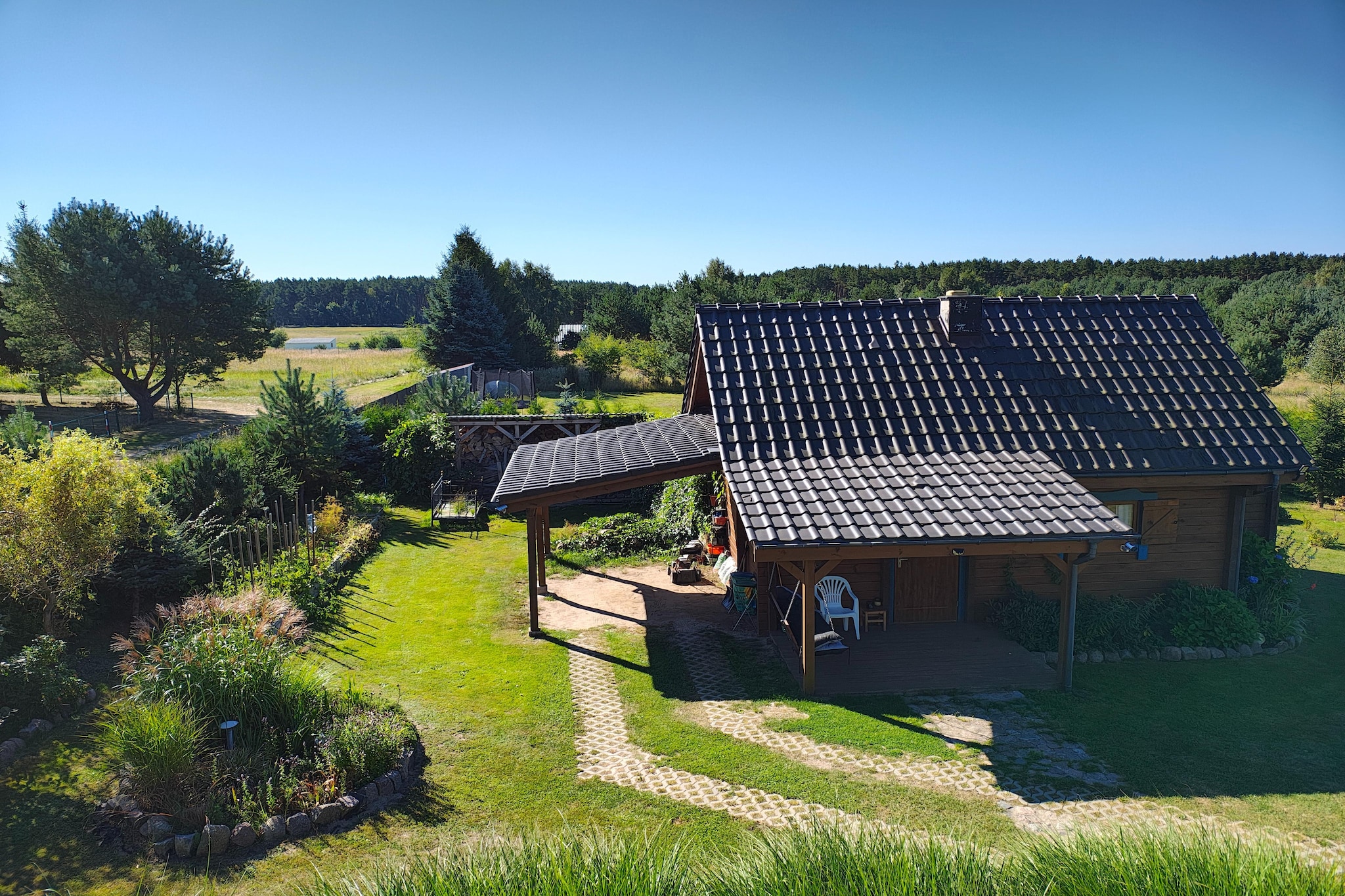 Dom wakacyjny dla miłośników przyrody-Außenbereich Sommer
