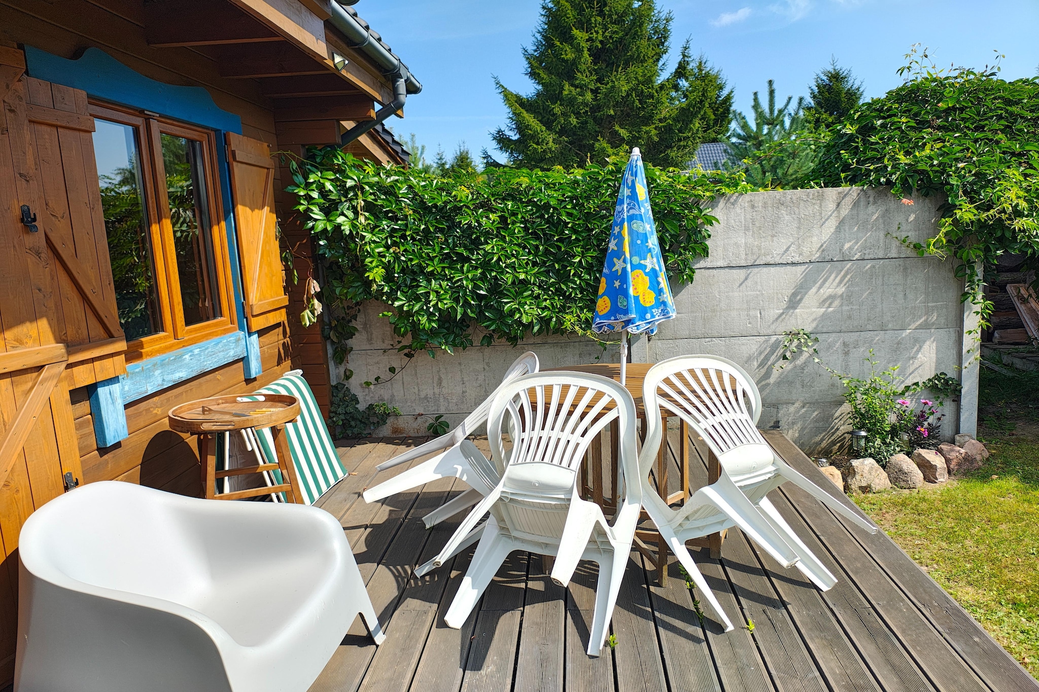 Dom wakacyjny dla miłośników przyrody-Terrassenbalkon