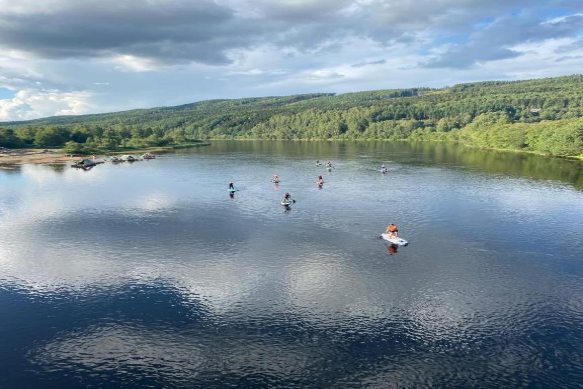 Mobilheim am Goldberger See-Gebiete Sommer 20 km