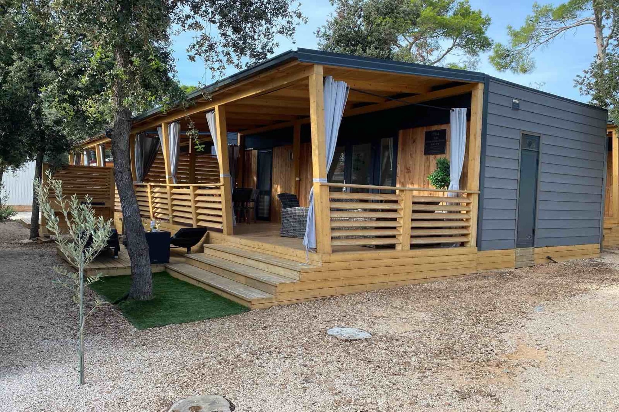 Oliva Mobile Home Camping Park Soline - Two bedroom mobile home with Terrace-Innen