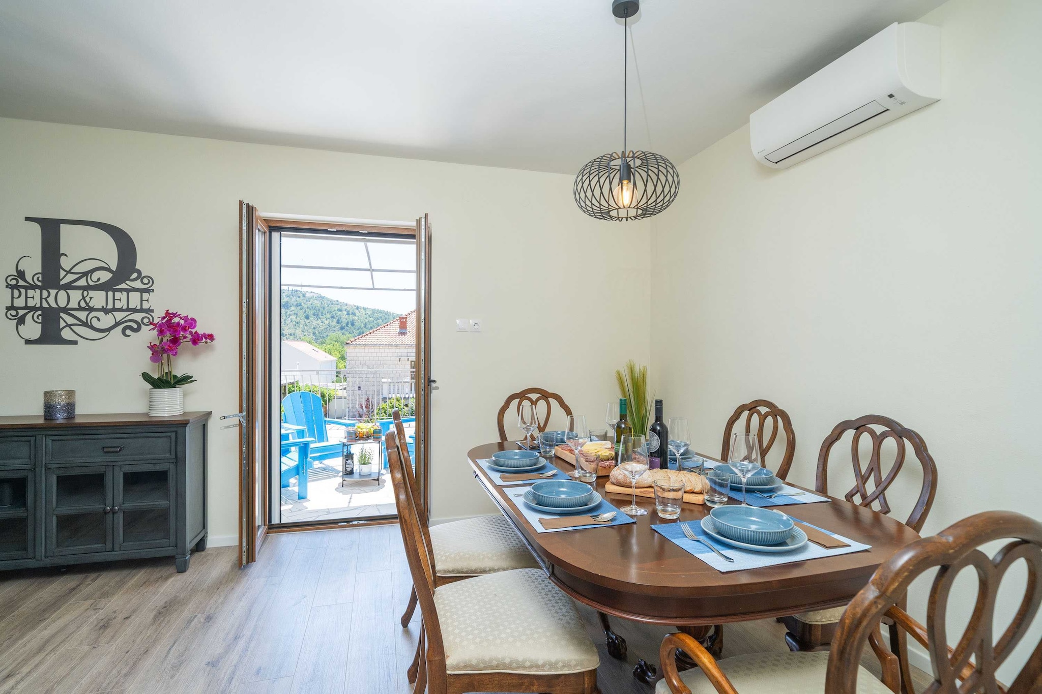 Villa Pero & Jele - Three Bedroom Villa with Terrace-Esszimmer