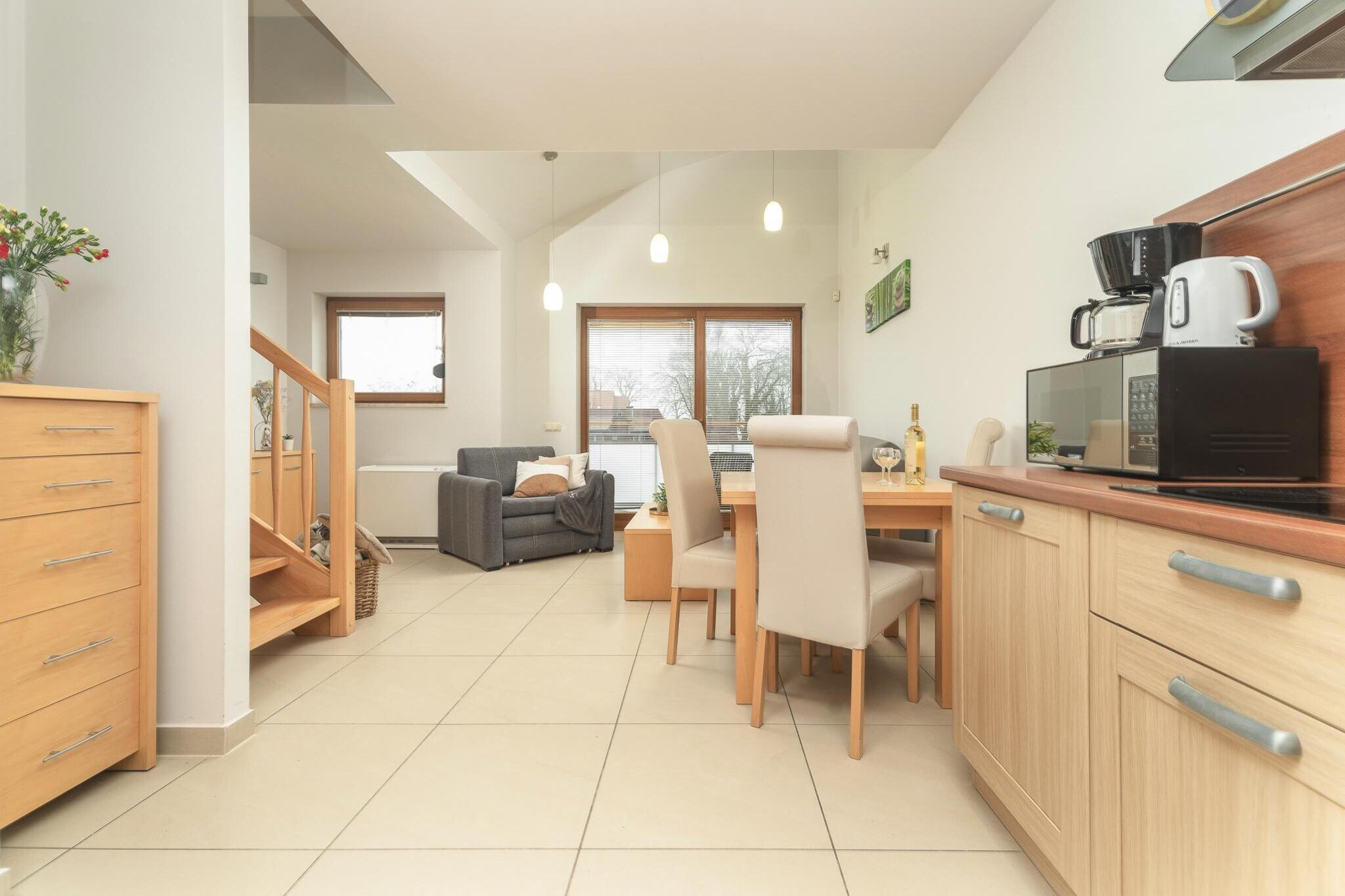 Apartament 2-poziomowy Bałtycka Rewal-Salle à manger