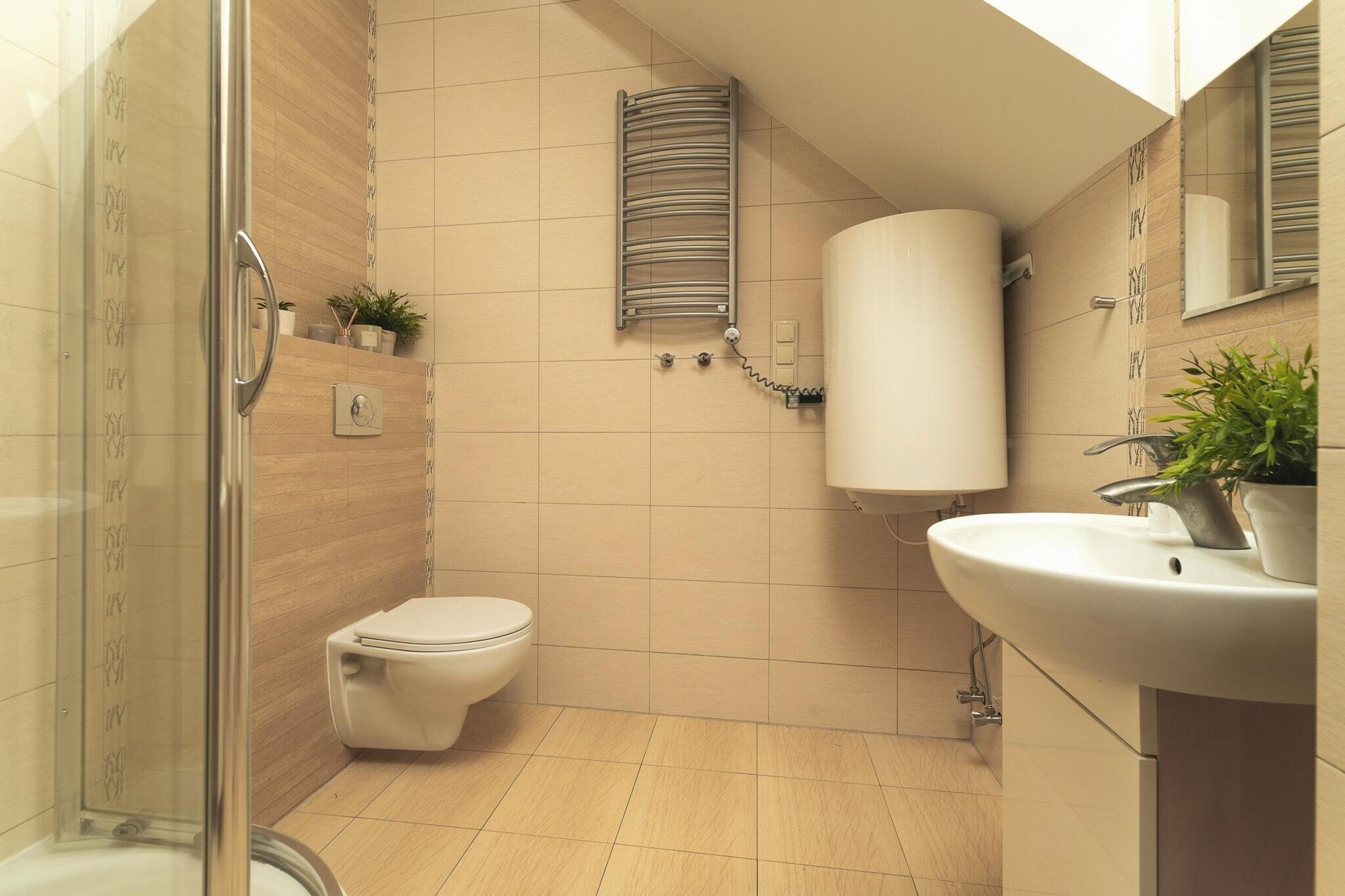 Apartament 2-poziomowy Bałtycka Rewal-Salle de bain