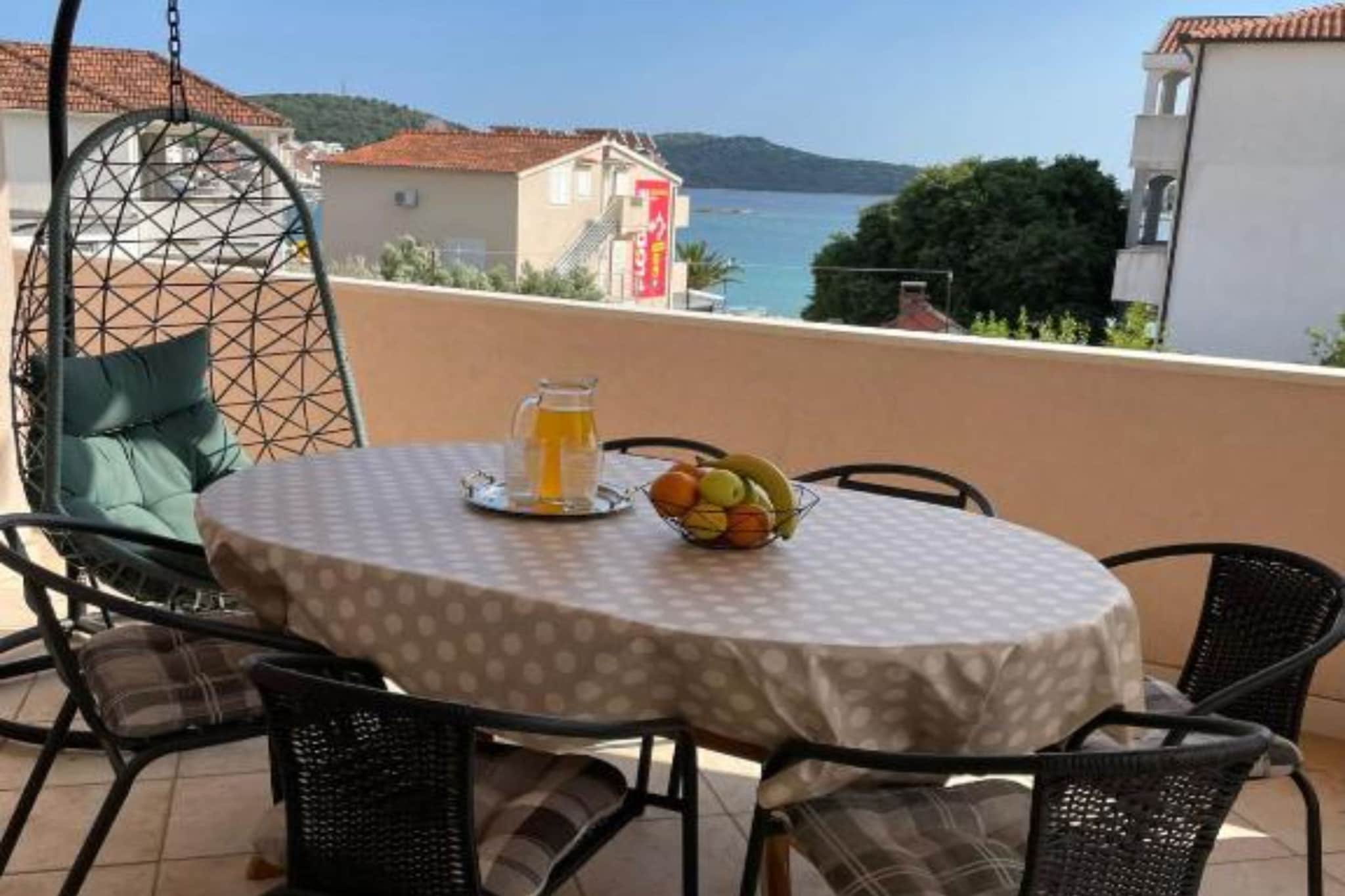 Apartment Megi - Two Bedroom Apartment with Balcony and Sea View-Terrace balcony