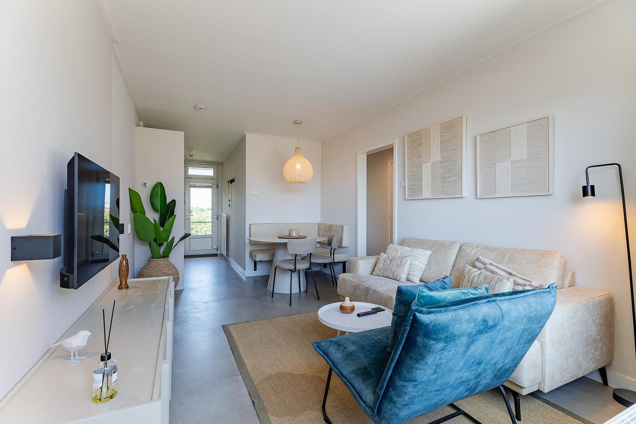 Nieuwstraat 1  Zoutelande 'Kurhaus - 4 met sauna - Woonkamer