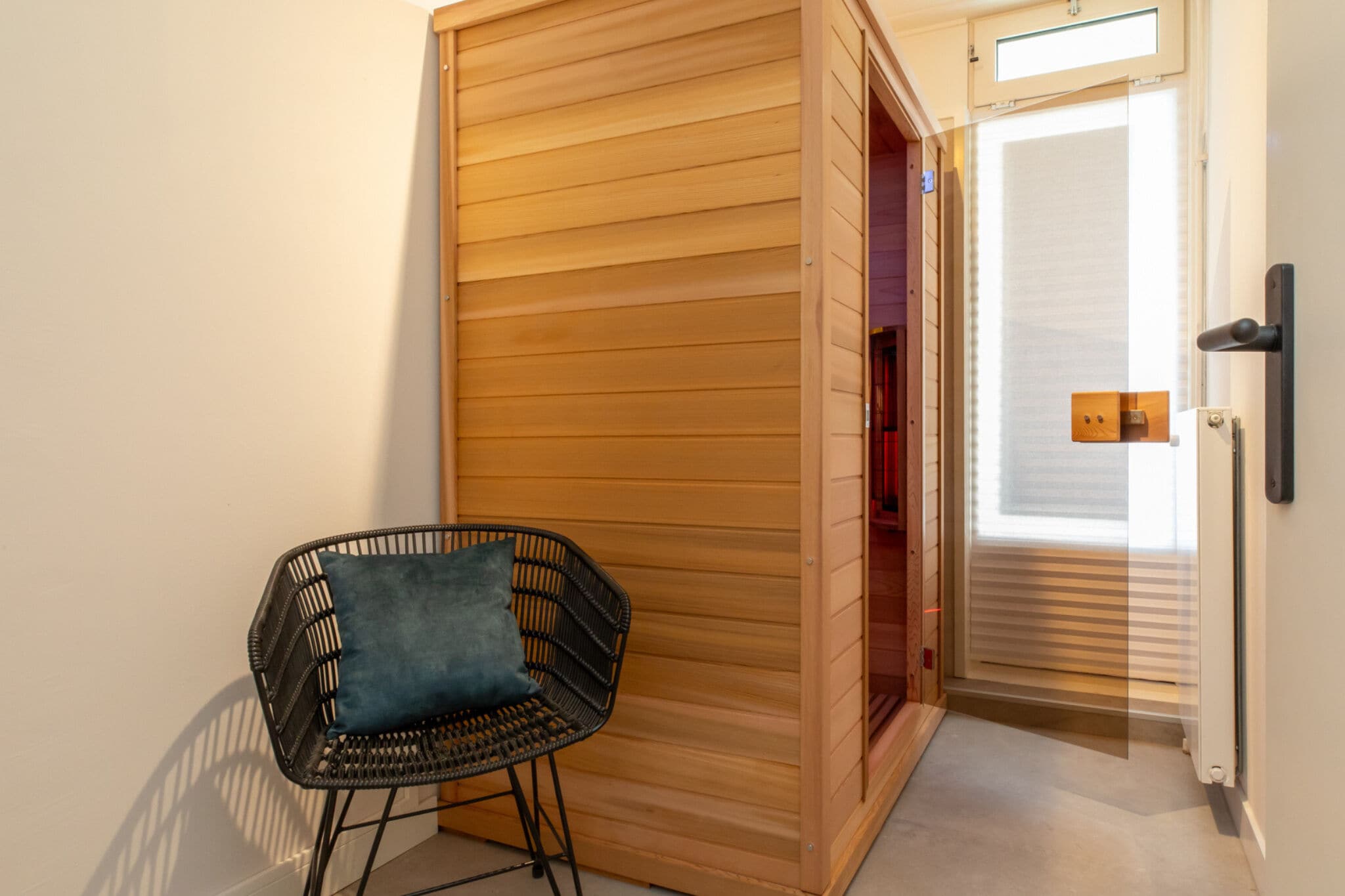 Luxe appartement met Sauna aan zee